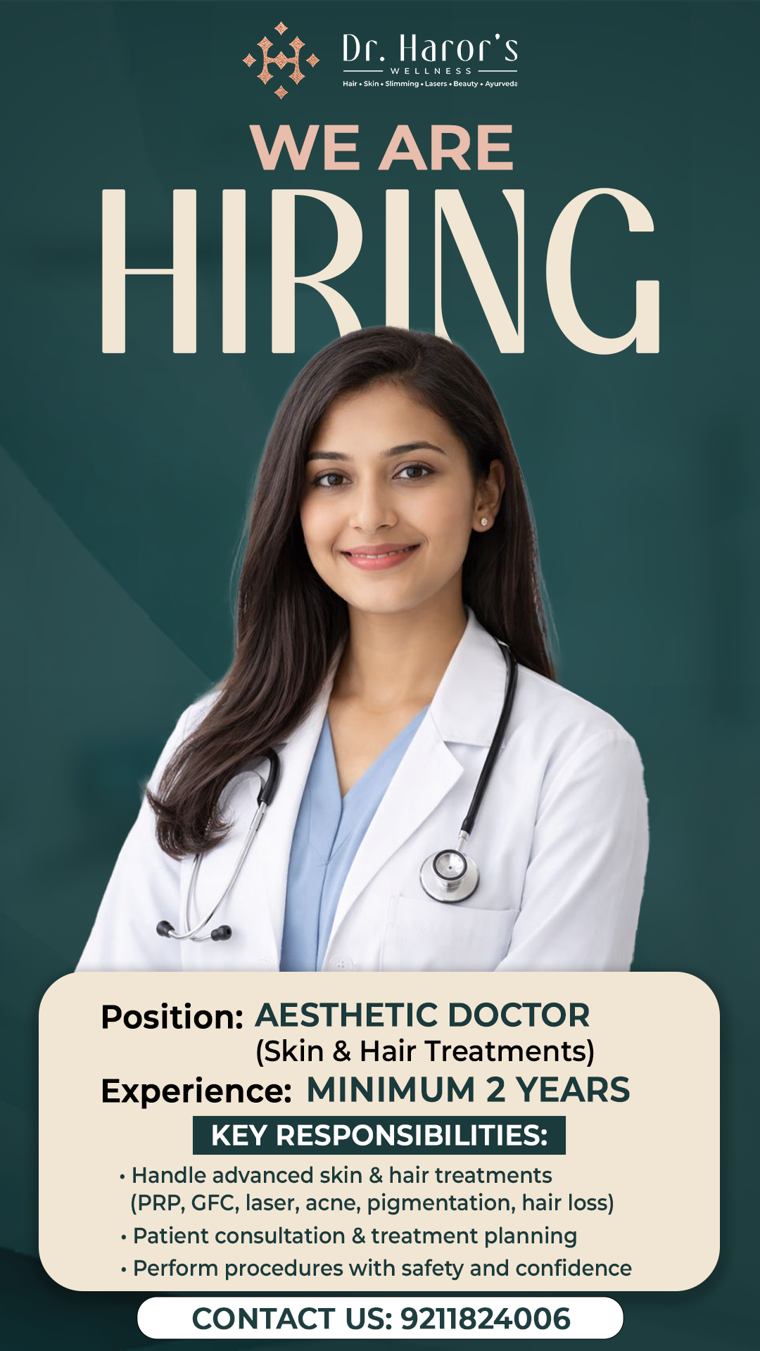 Dr. Haror's Wellness - Pitampura Facebook ad from Jan 26, 2026