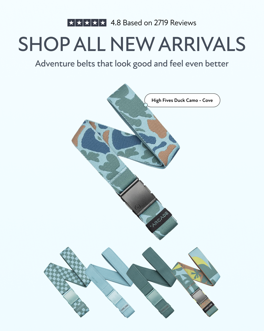 Arcade Belts Facebook ad