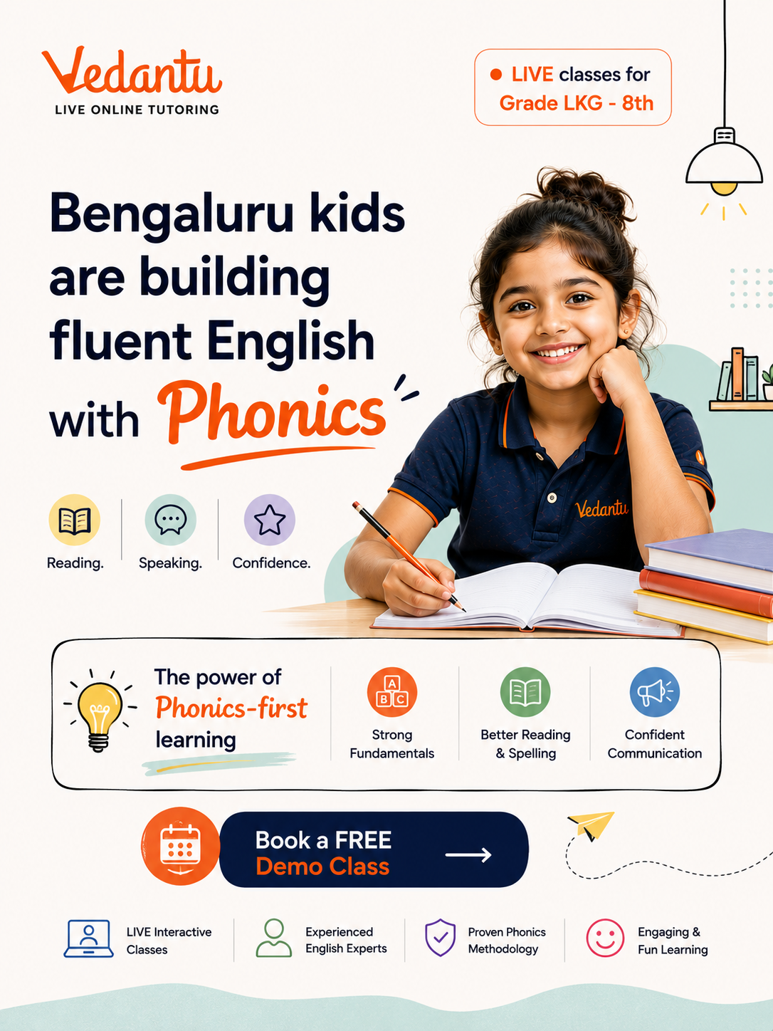 Vedantu SuperKids Facebook ad