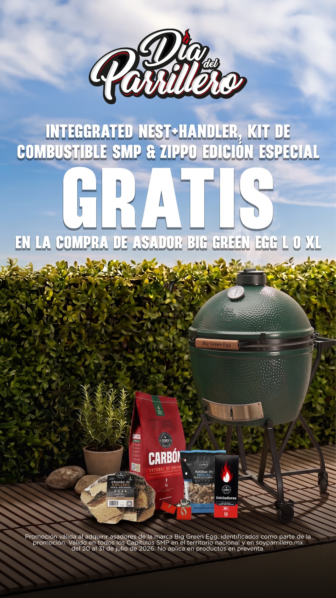 Sociedad Mexicana de Parrilleros Facebook ad from Jul 23, 2026