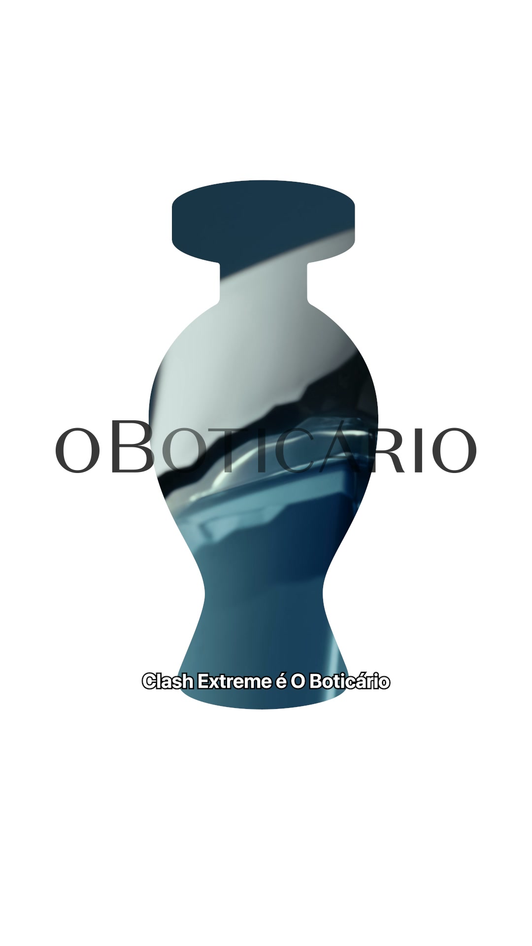 O Boticário Facebook ad: Novo Clash, frescor extremo