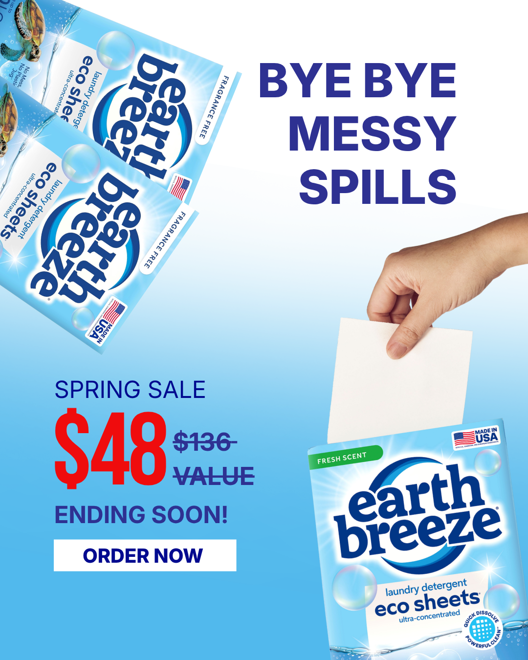 Earth Breeze Facebook ad