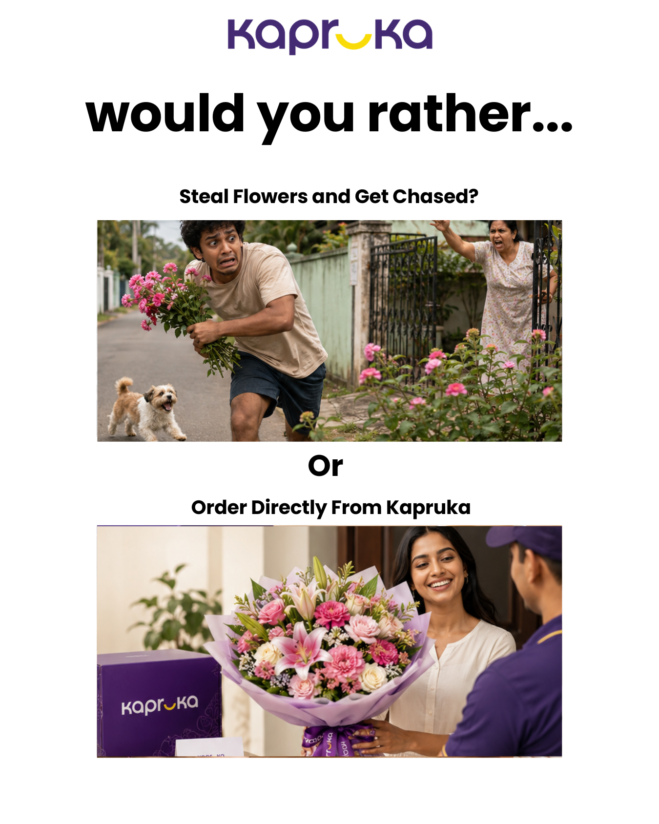 Kapruka Facebook ad