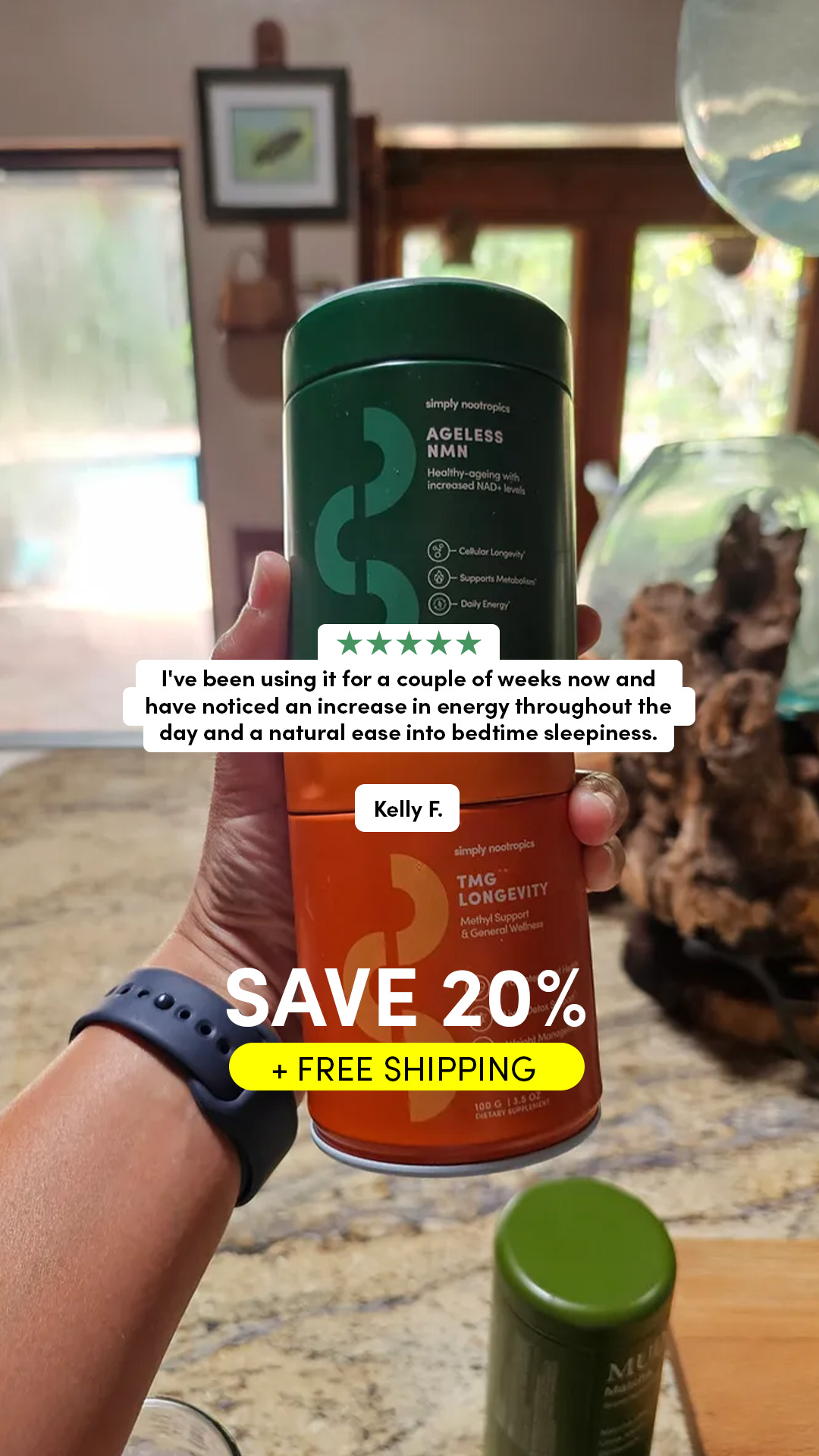 Simply Nootropics Facebook ad
