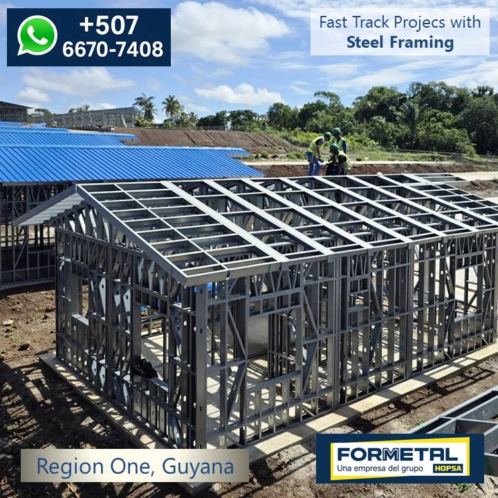 Formetal Panamá Facebook ad: Fast Construction Projects