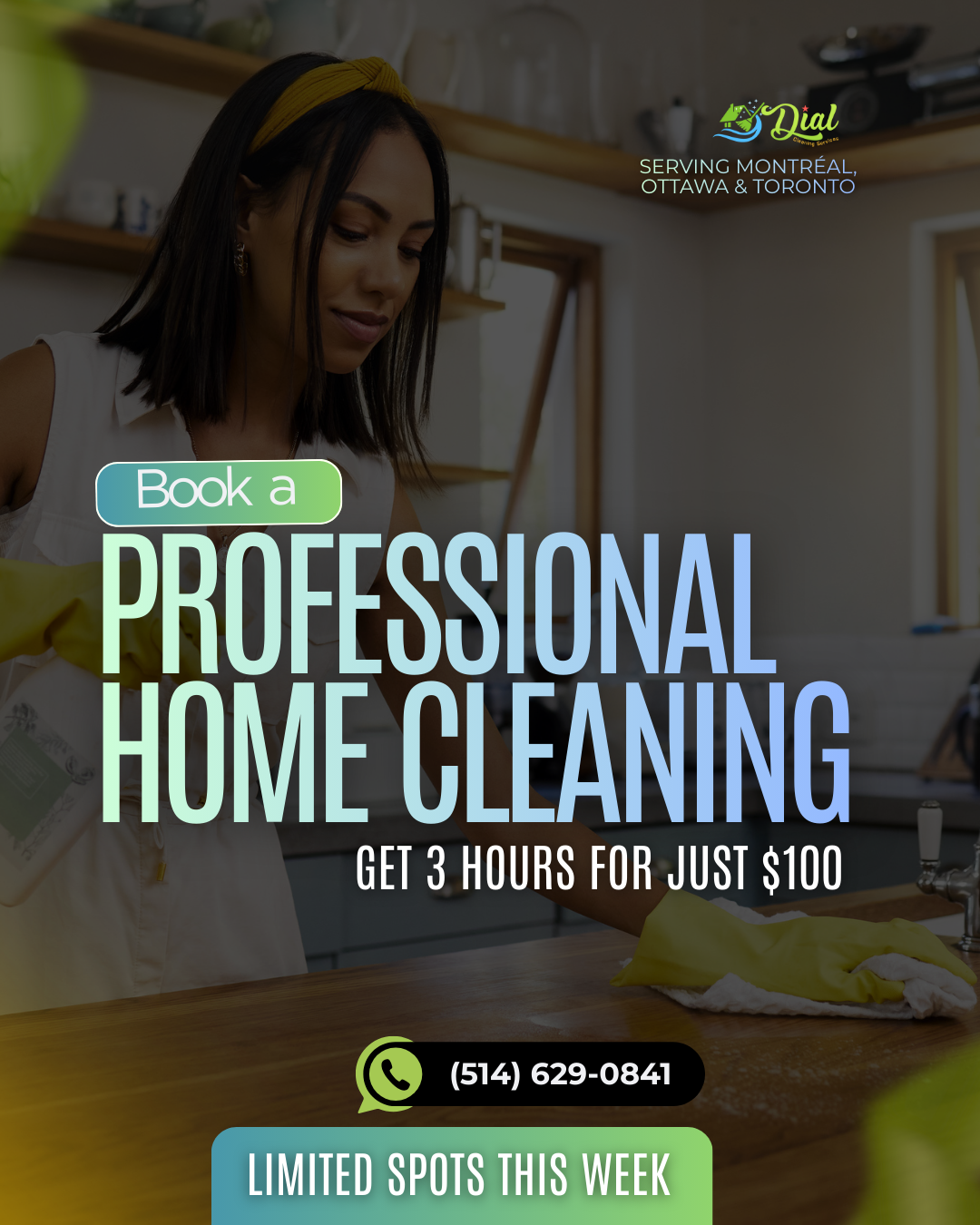 Dial Cleaning Services Facebook ad