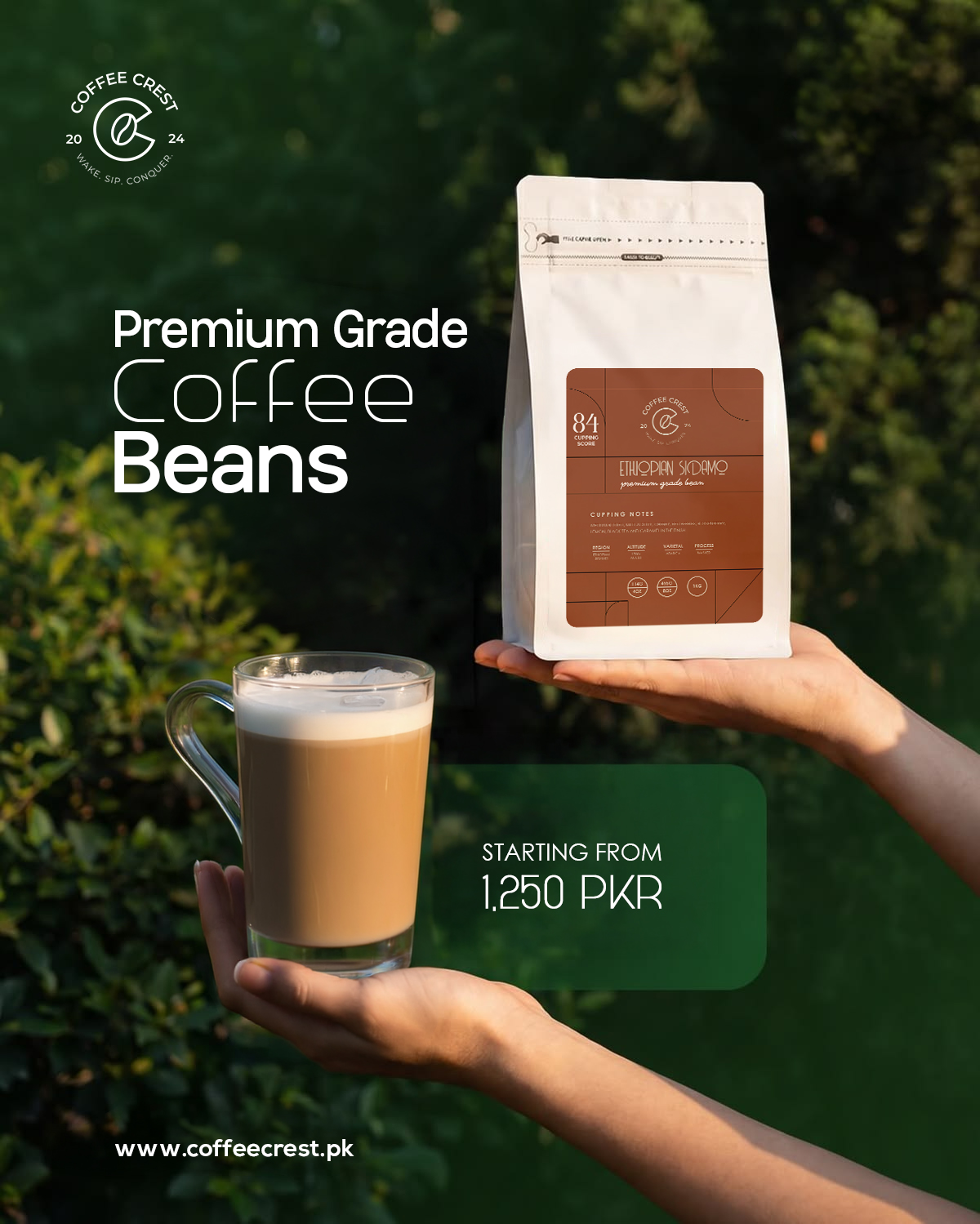 Coffee Crest Facebook ad
