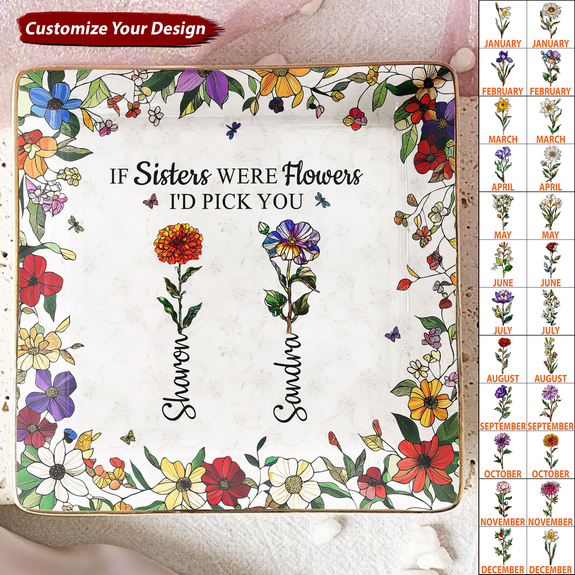 Macorner Decor Facebook ad: I Would Choose You To Be My Sister - Personalized Jewelry…
