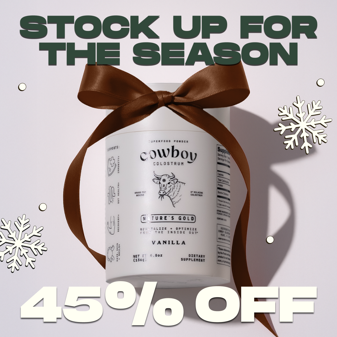 Cowboy Colostrum Facebook ad