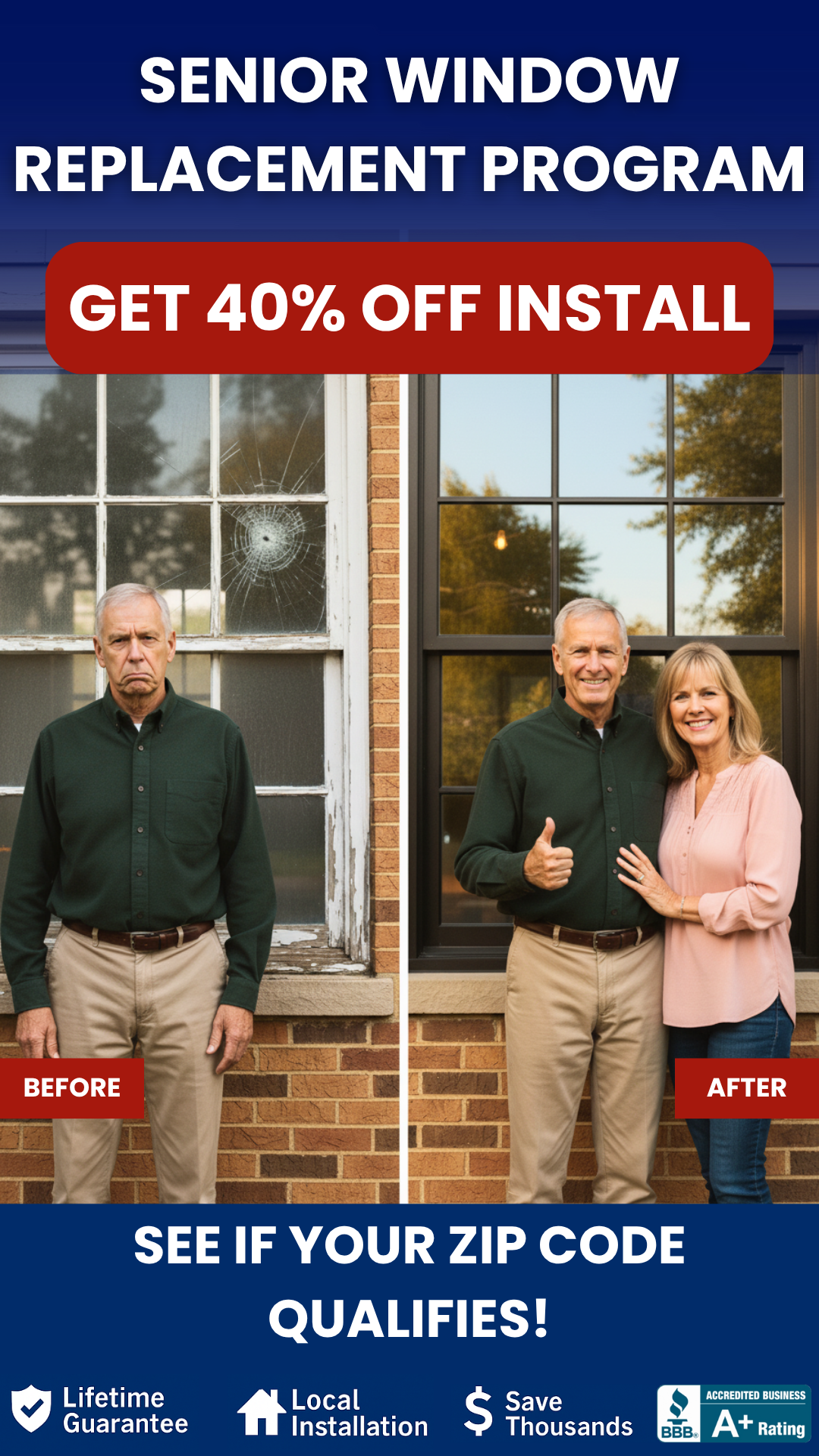 ImproveIt Window Replacement Facebook ad from Feb 12, 2026