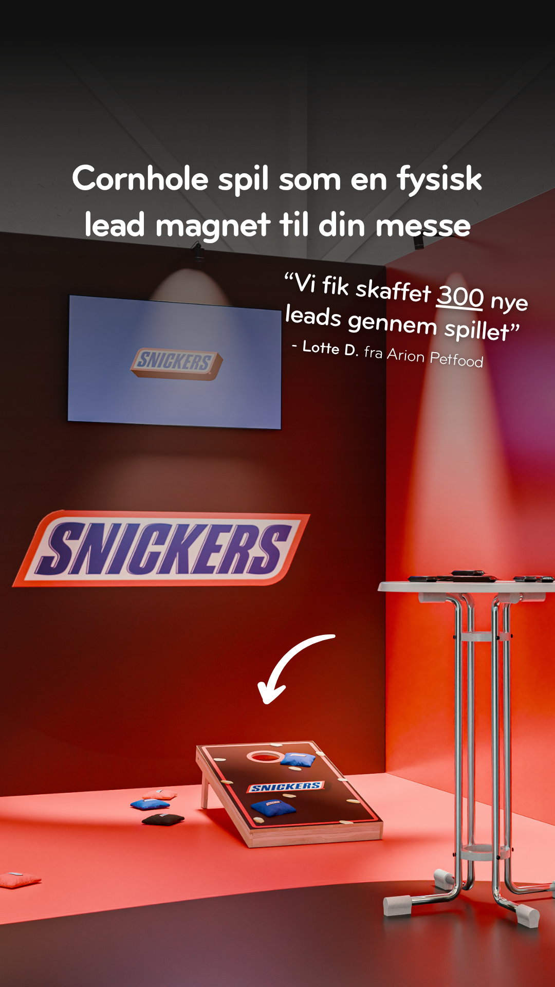 Cornhole.dk Facebook ad from Jun 4, 2026