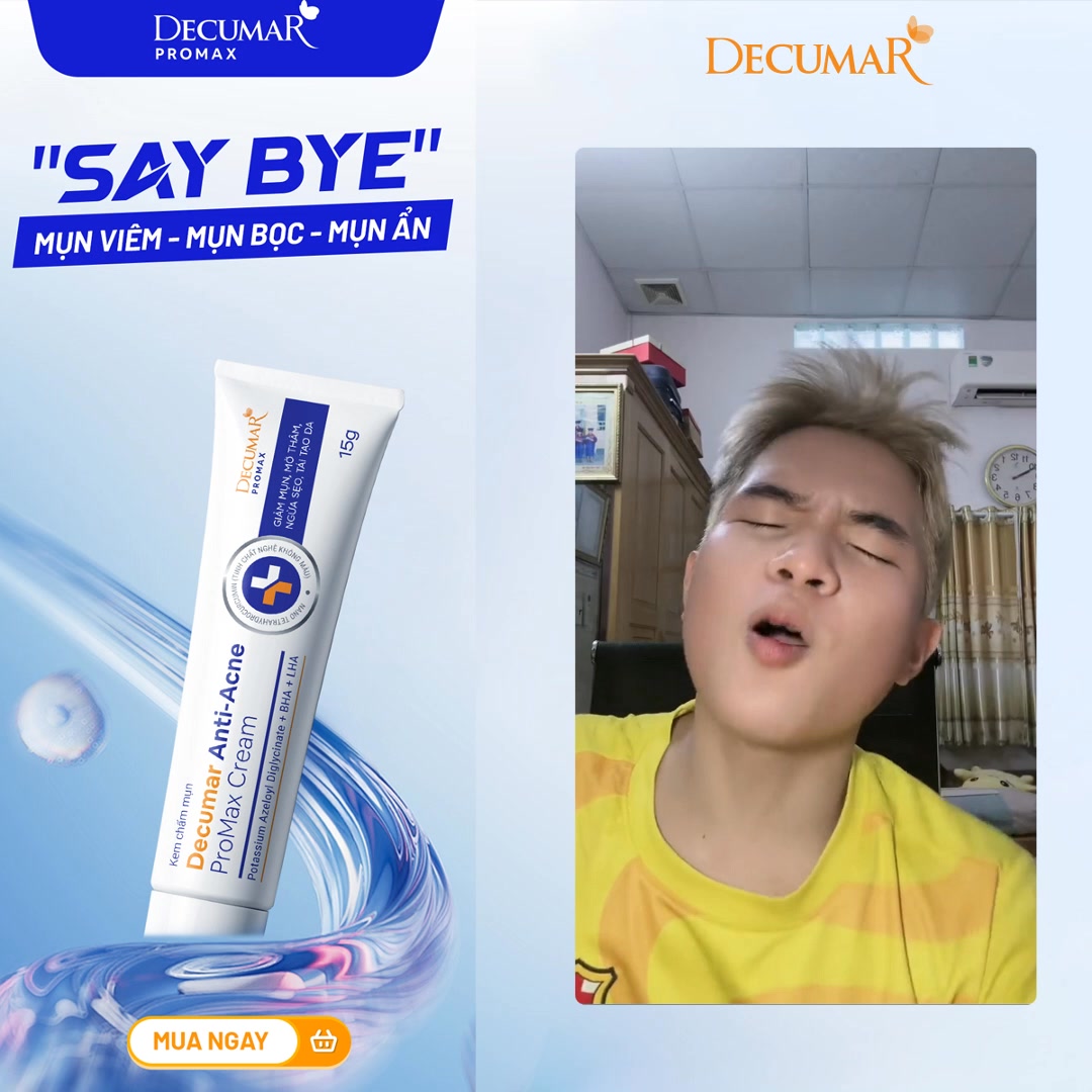 Decumar Vietnam Facebook ad: GEL CHẤM MỤN THẾ HỆ MỚI