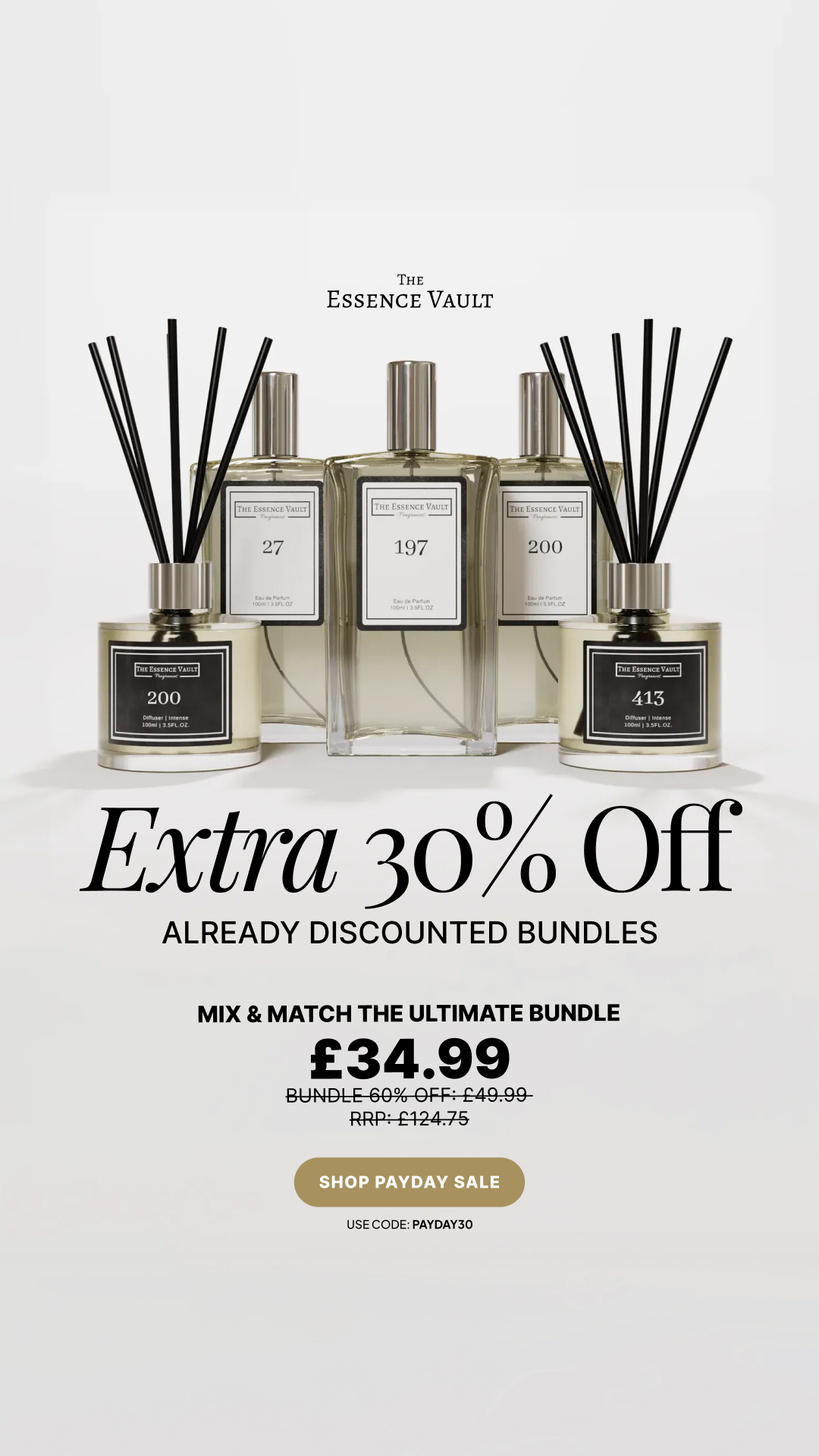 The Essence Vault Facebook ad