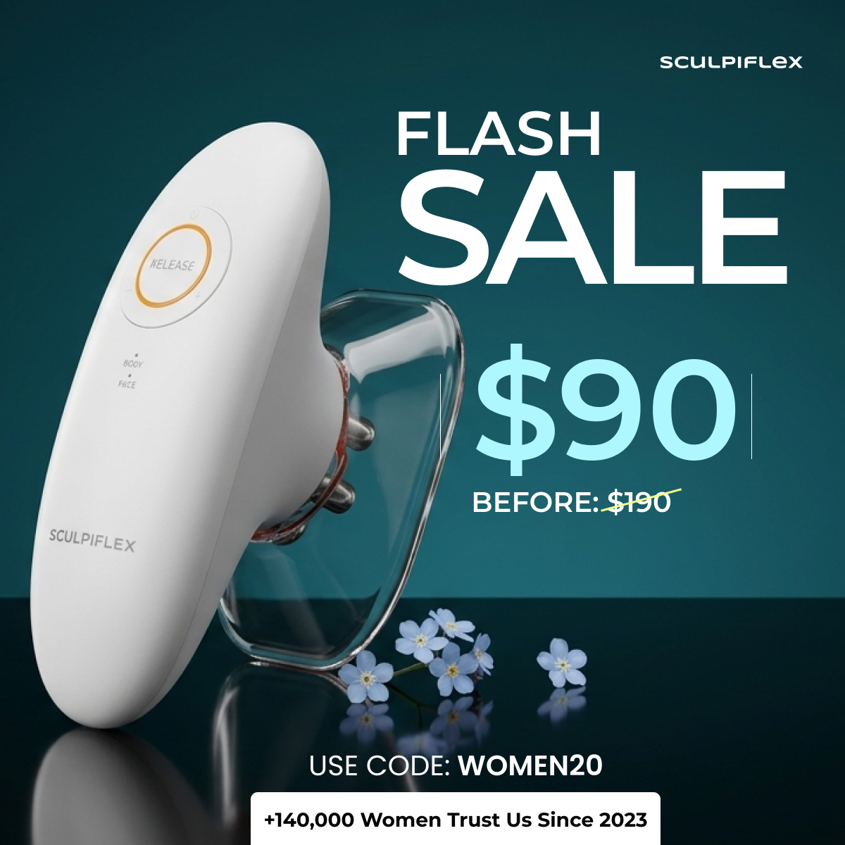 Try Sculpiflex Facebook ad