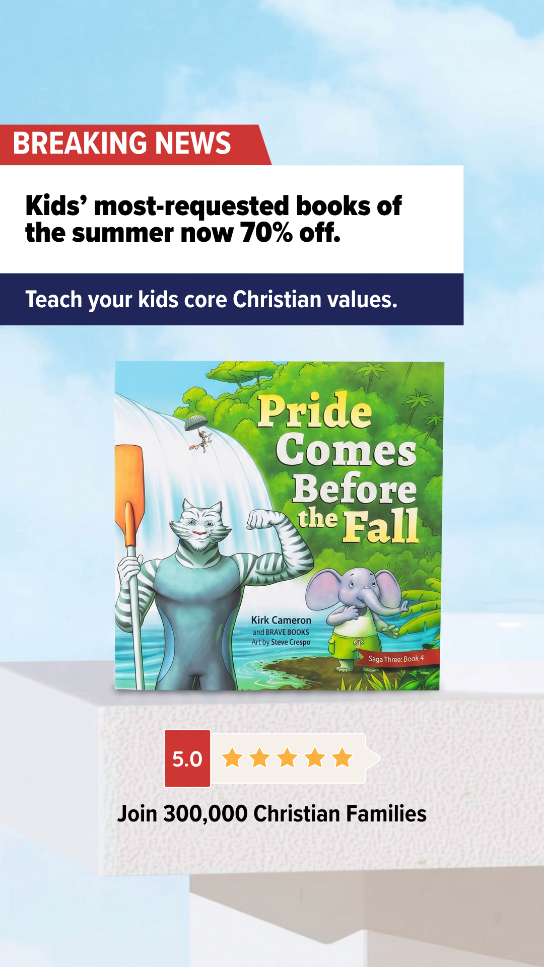 BRAVE Books Facebook ad