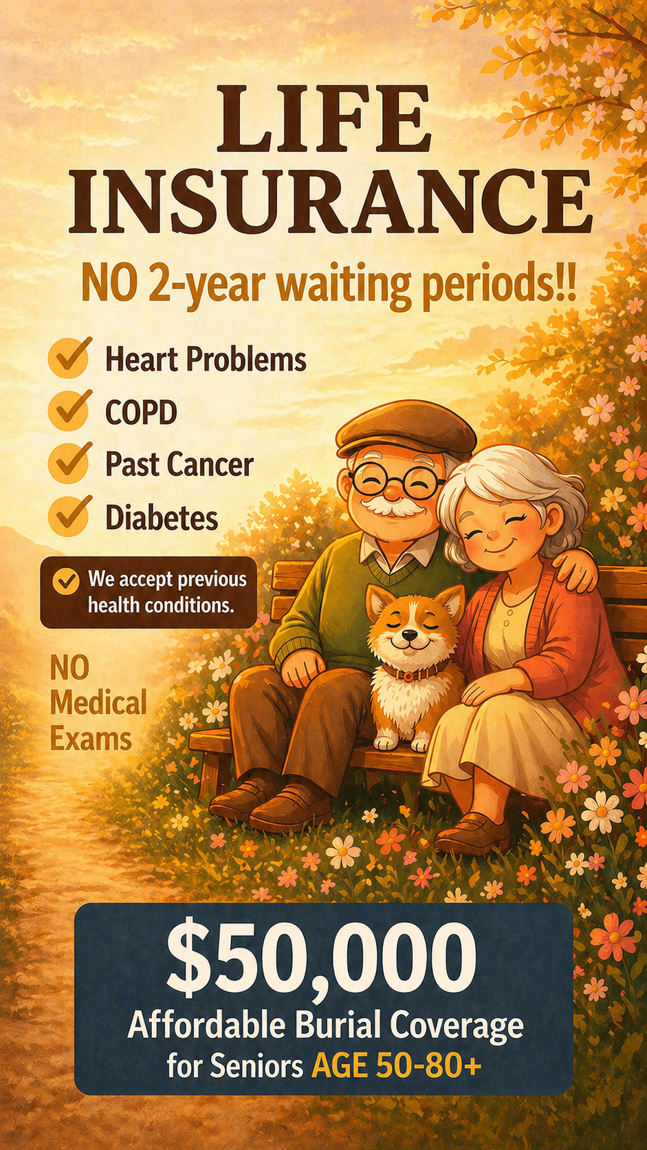 Life expenses Facebook ad from Apr 27, 2026