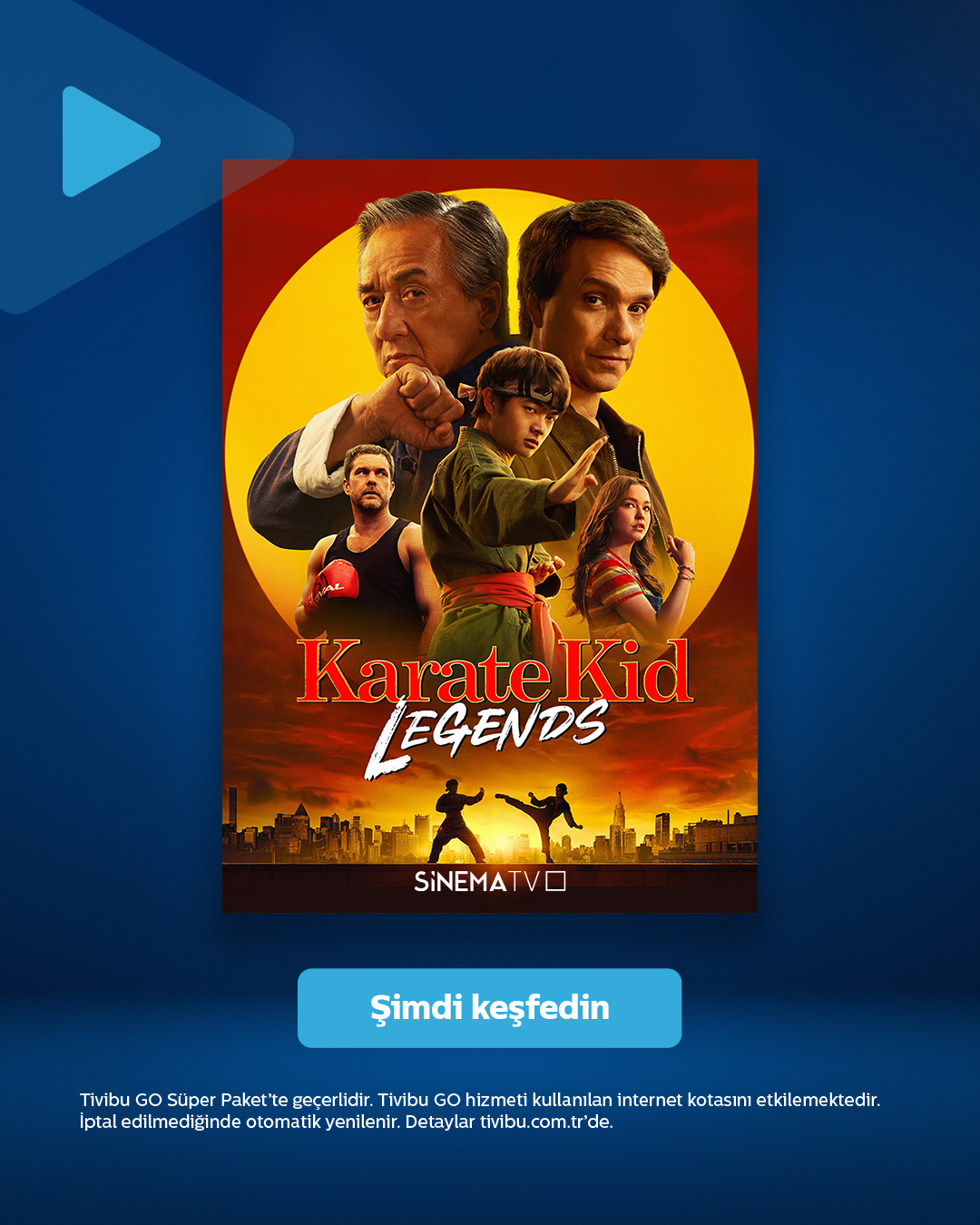 Tivibu Facebook ad: Karate Kid tüm heyecanıyla Tivibu’da