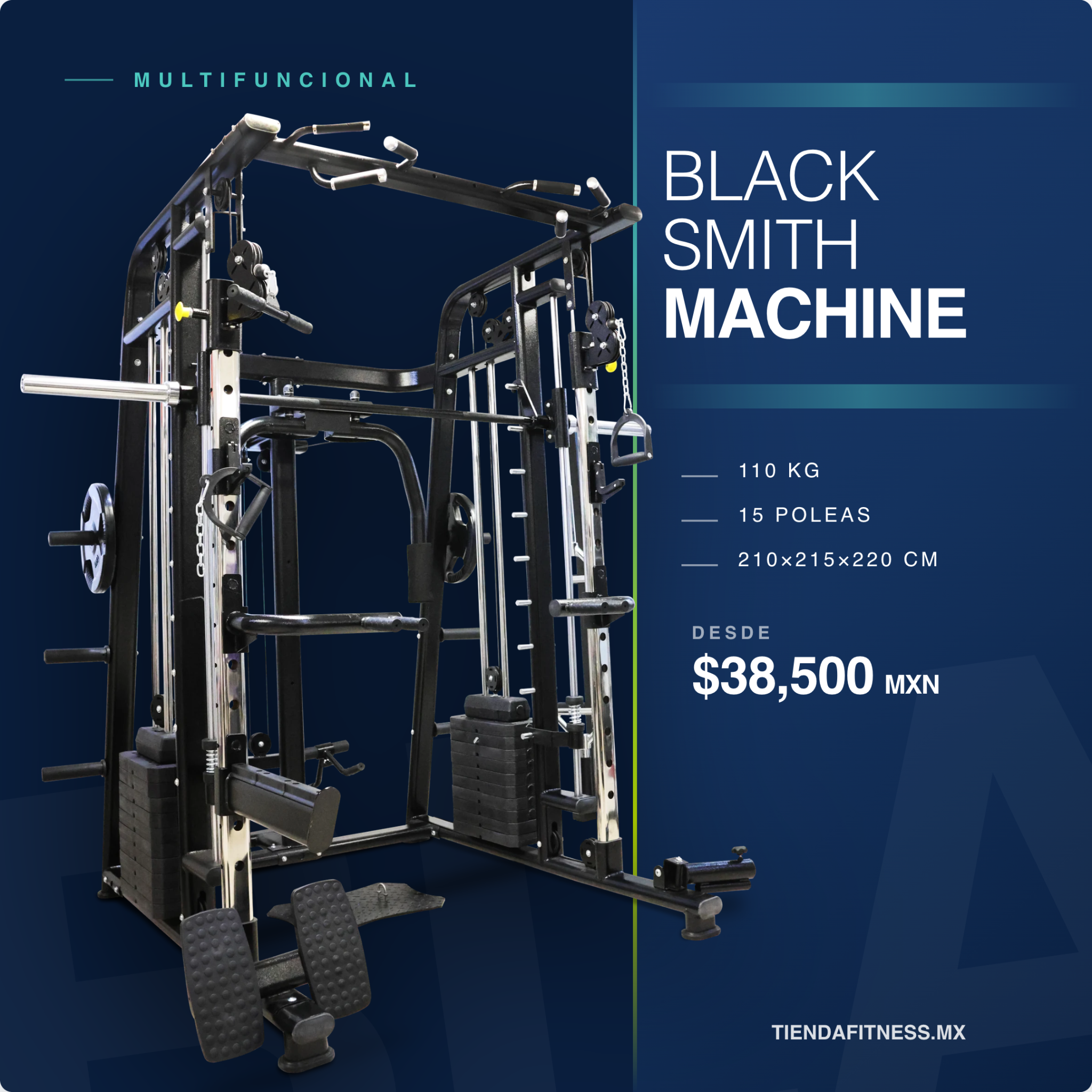 Tienda Fitness Facebook ad: El multifuncional más completo