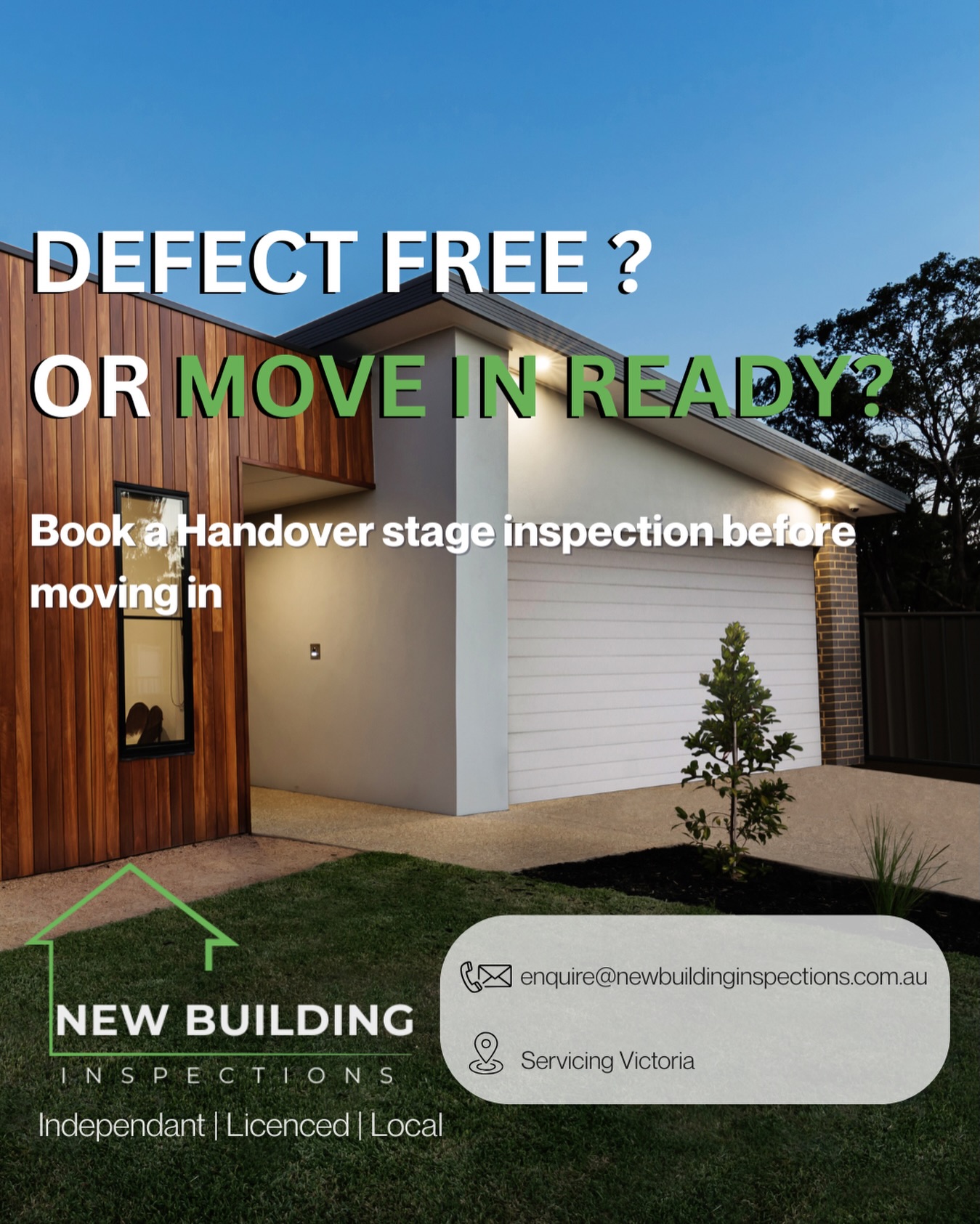 New Building Inspections Facebook ad