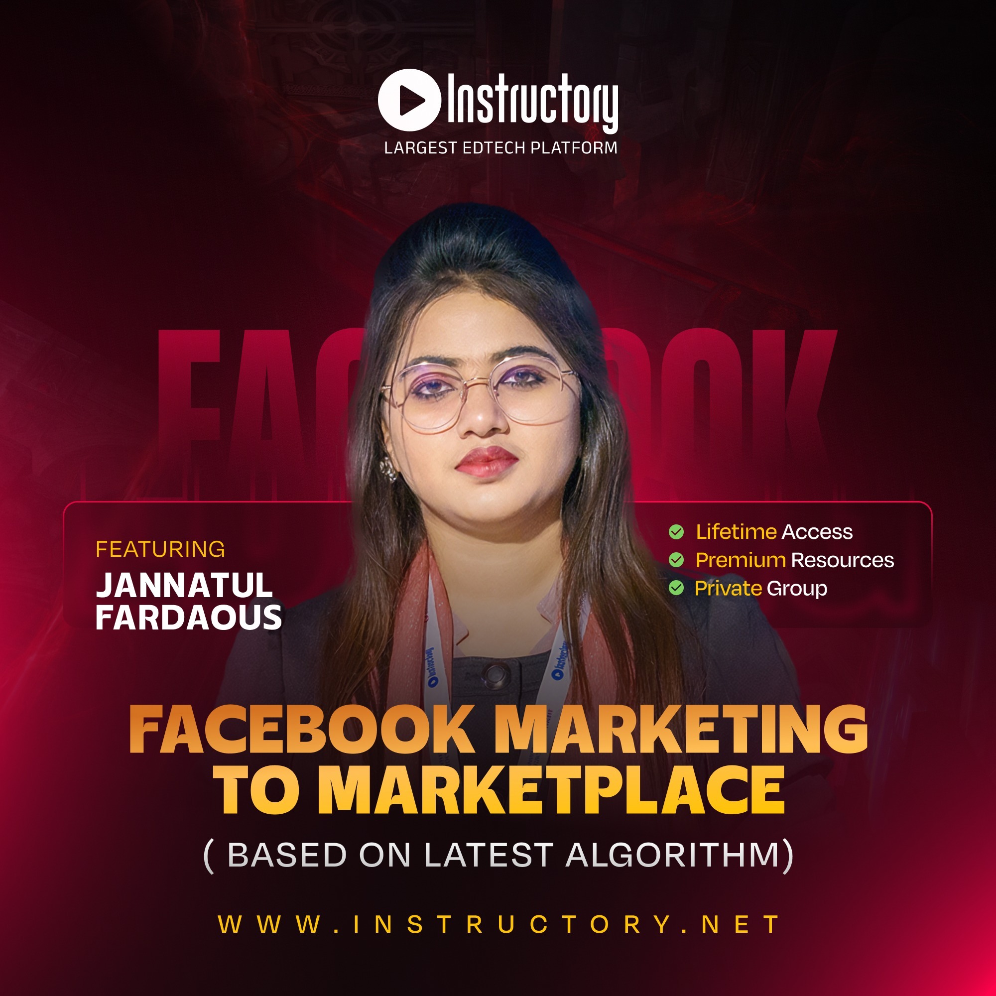 Instructory Facebook ad: অনেক নারীরাই স্বপ্ন দেখে নিজের আয় থাকবে, পরিবারকে…