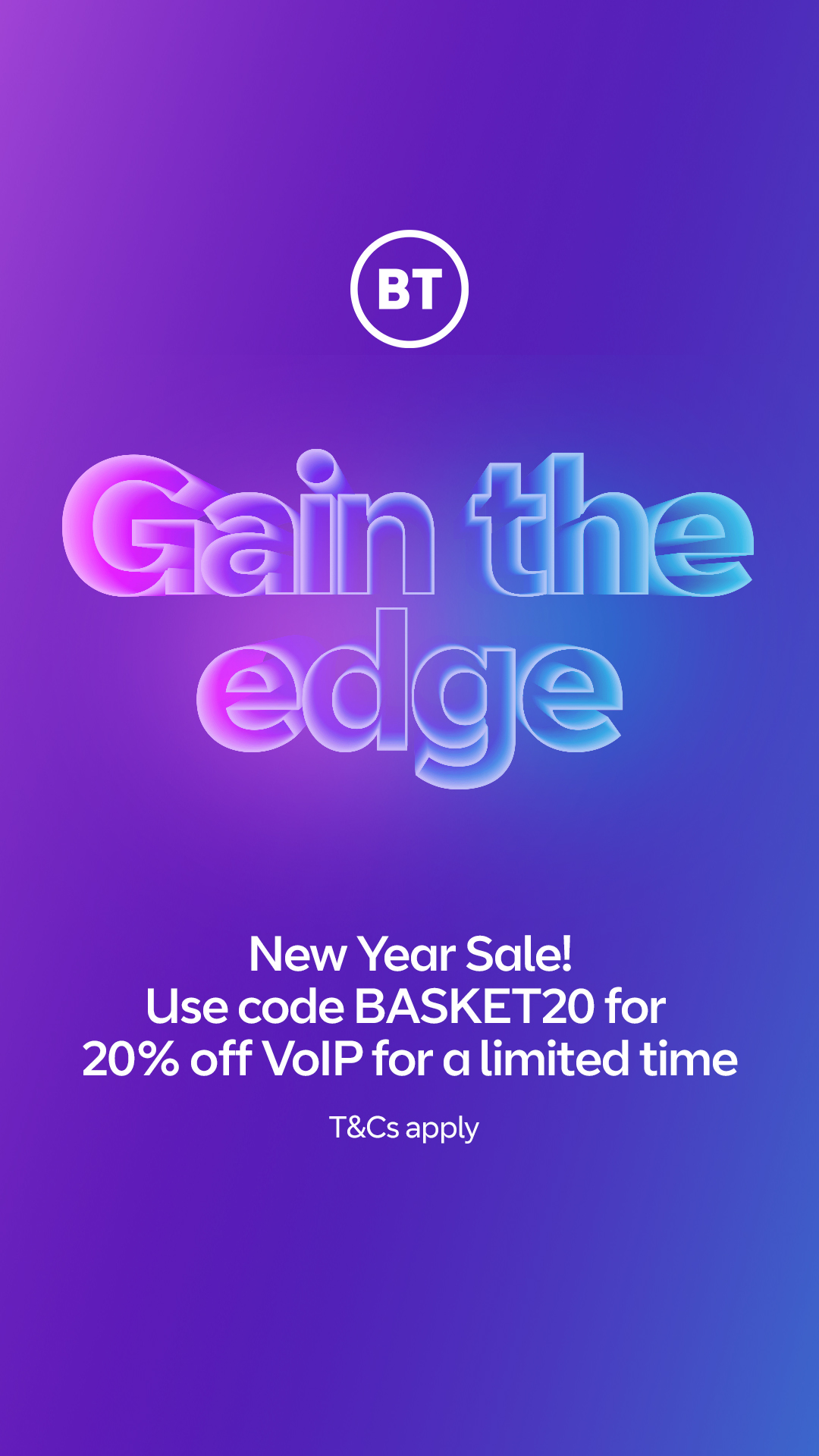 BT Business Facebook ad from Jan 23, 2026