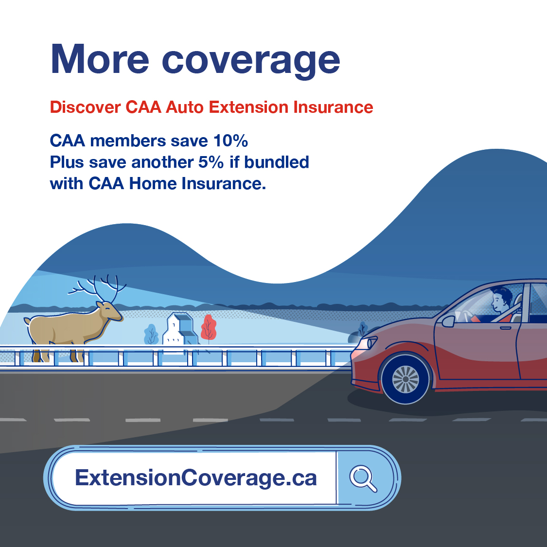 CAA Insurance Facebook ad
