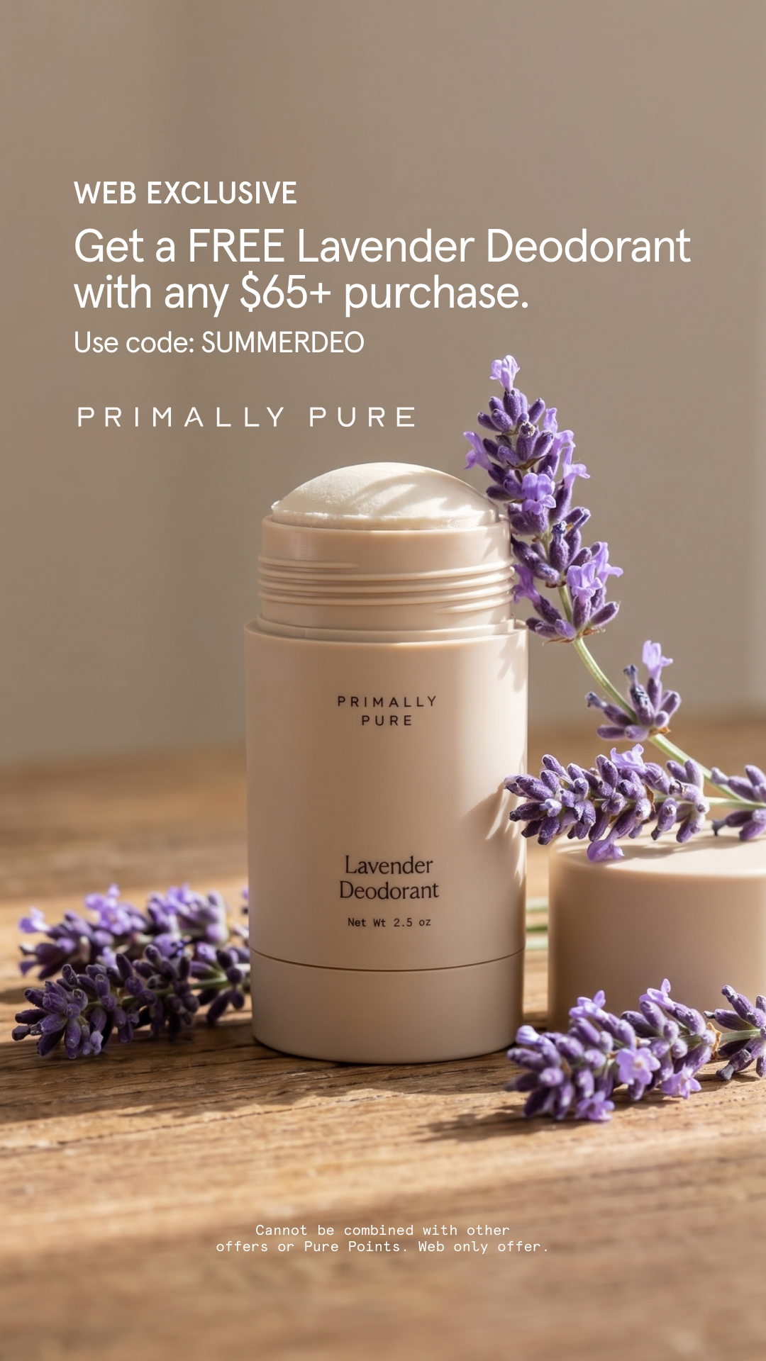Primally Pure Skincare Facebook ad