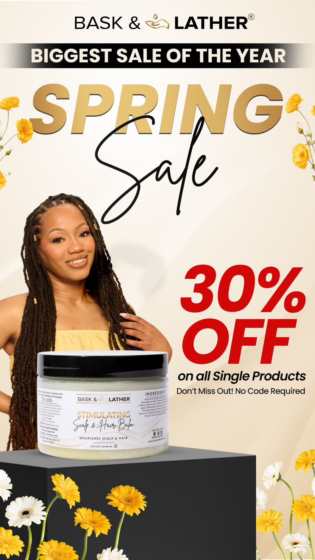 Bask & Lather Co Facebook ad