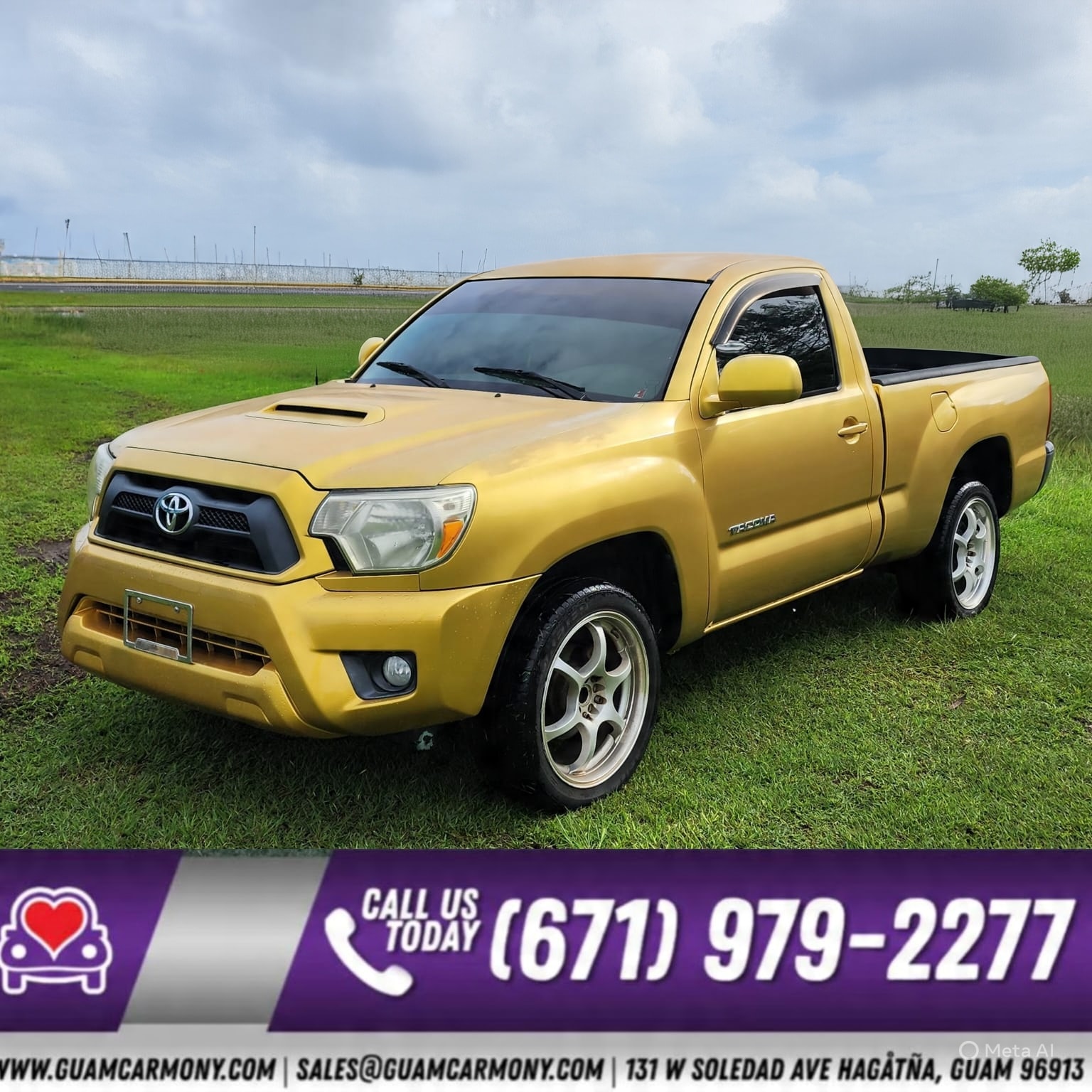 Guam Carmony Facebook ad: Located Across Agana Boat Basin and Next to…