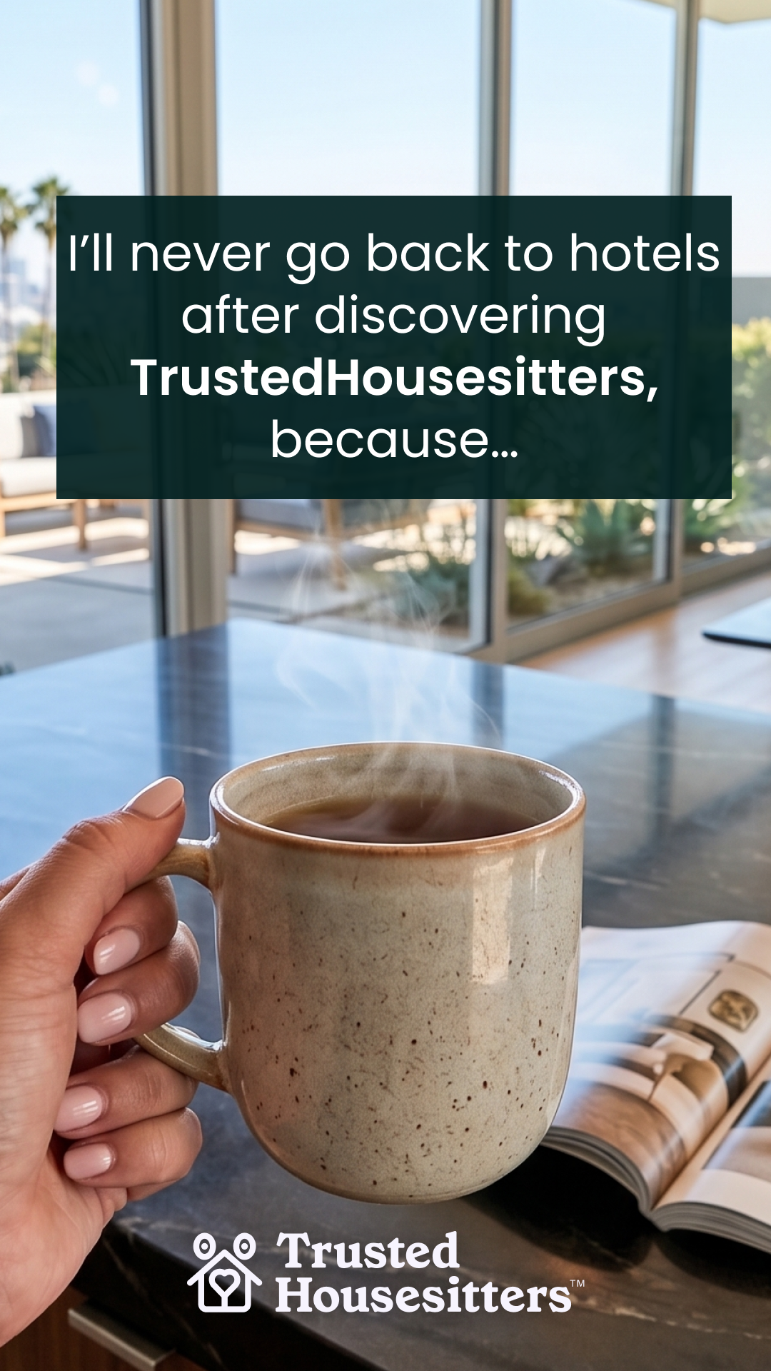 TrustedHousesitters Facebook ad from Jul 14, 2026