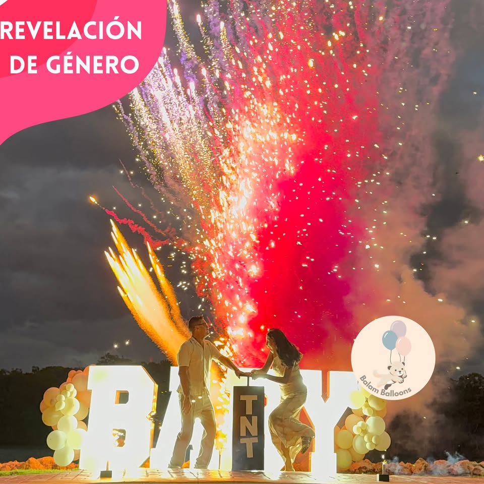 Balam Balloons - Cancún Facebook ad: Revelación Genero