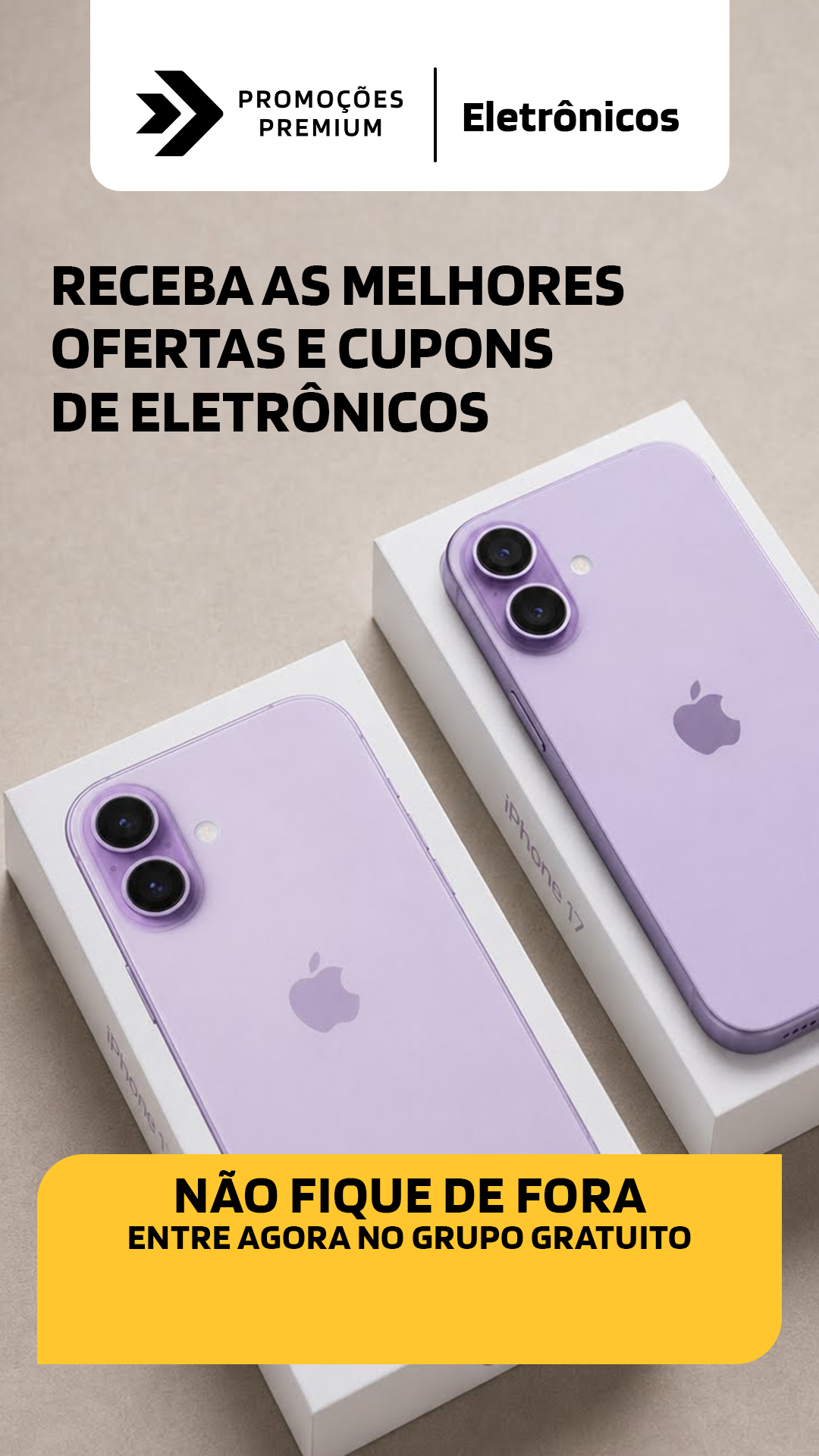 Promoções Premium Facebook ad