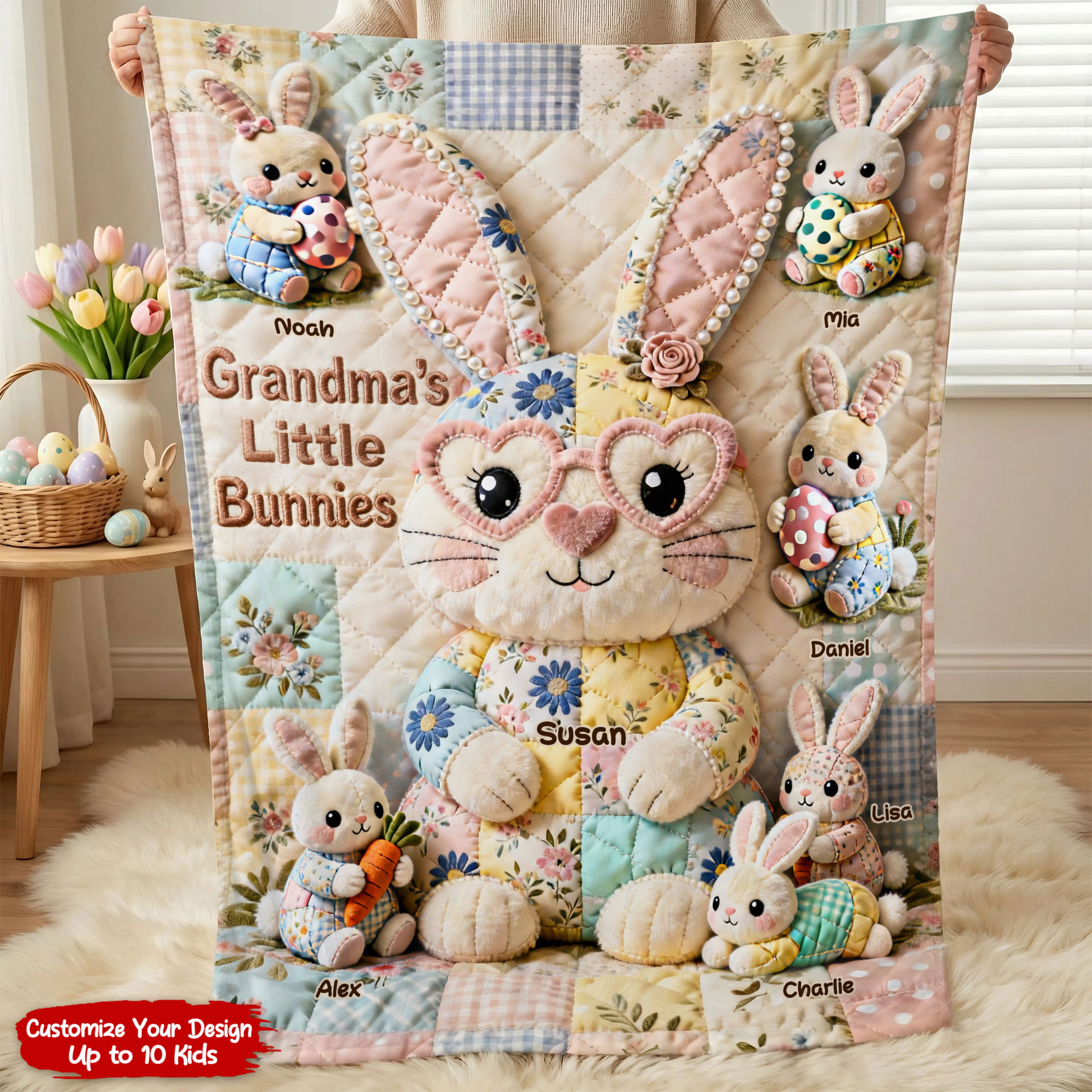 Family Is Forever Facebook ad: Wrapped in love like a bunny hug
