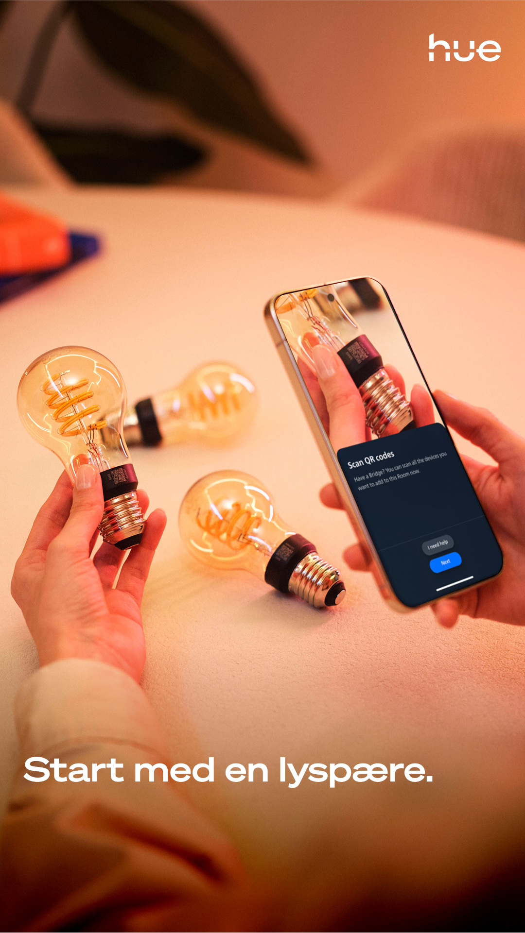 Philips Hue Facebook ad