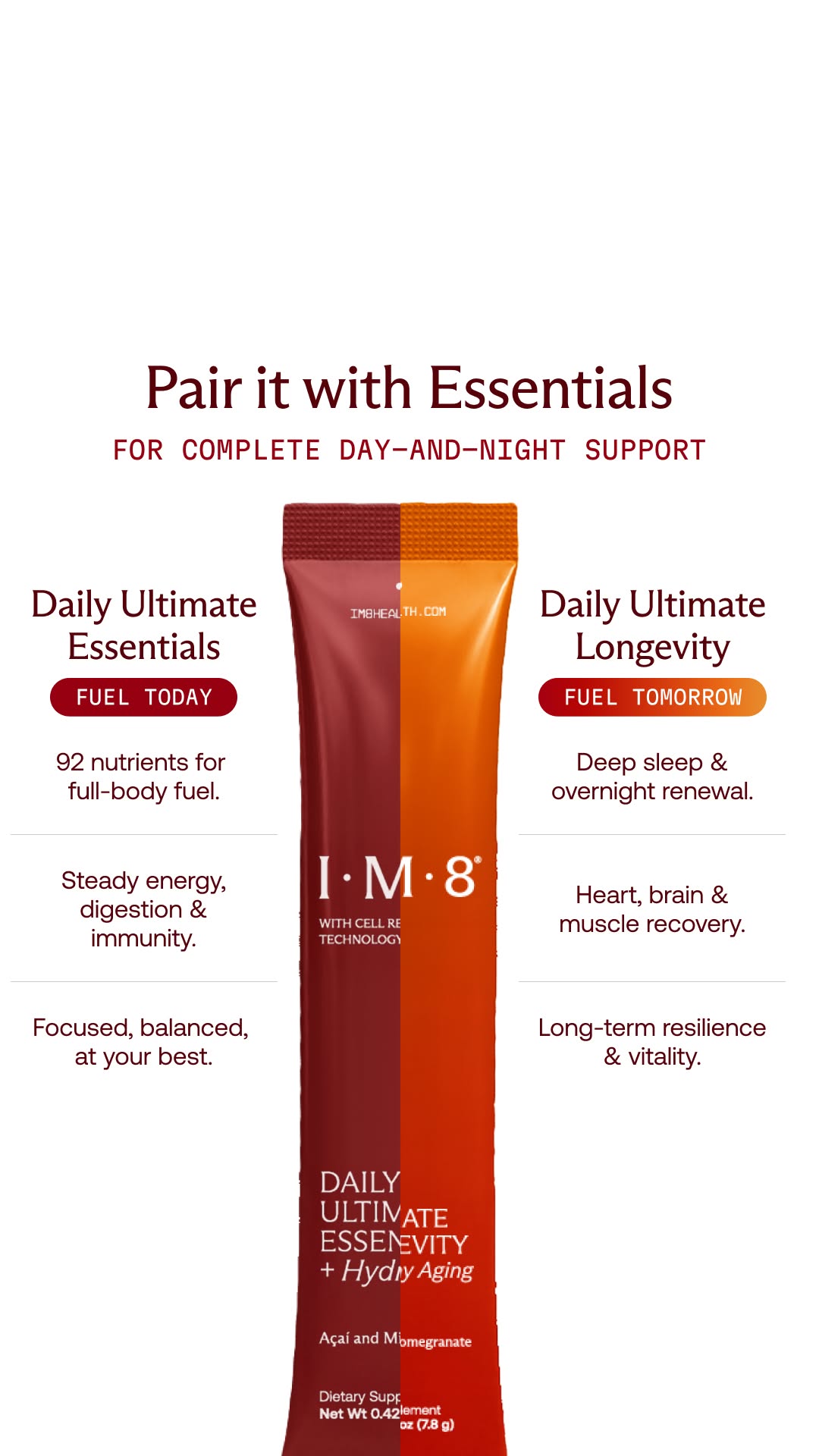 IM8 Health Facebook ad
