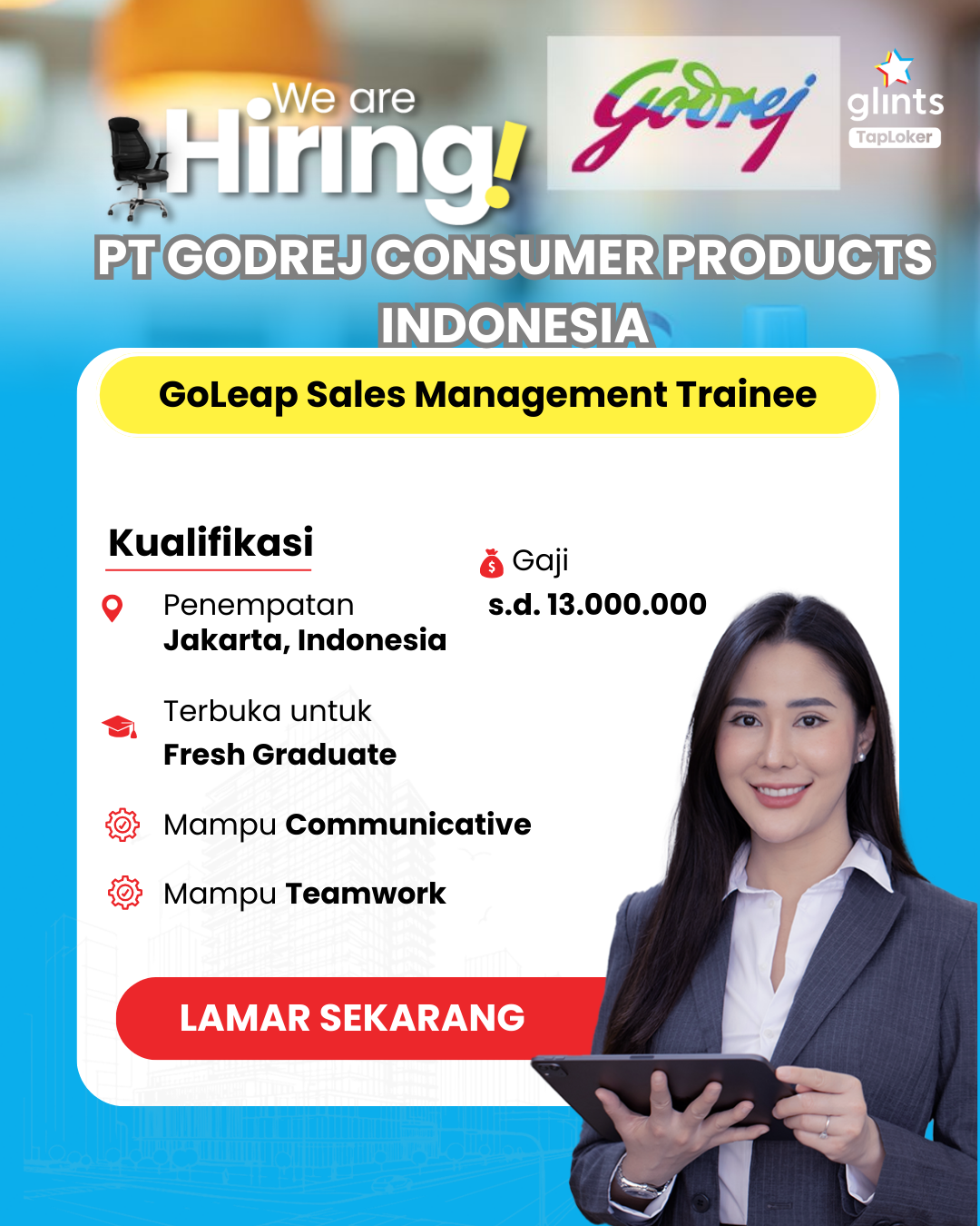 Glints Indonesia Facebook ad