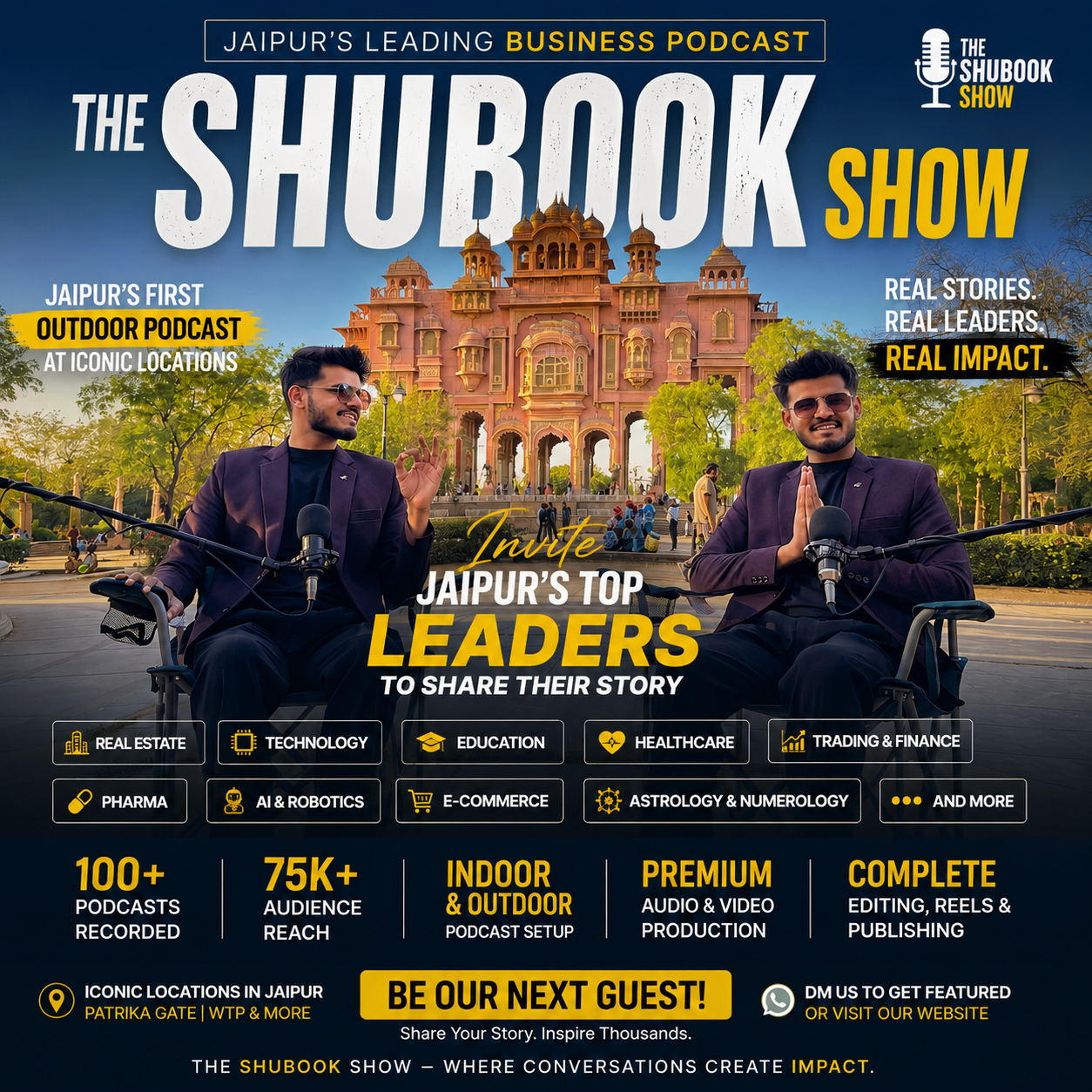 Shubook Facebook ad: Jaipur's biggest businesses are built by people with…