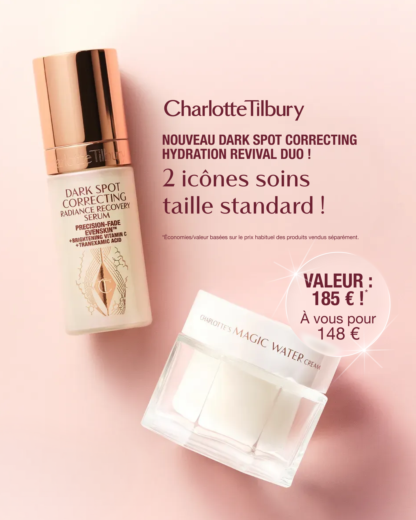 Charlotte Tilbury Skincare Facebook ad