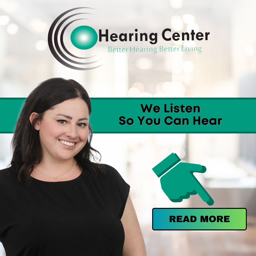 The Hearing Center Facebook ad: Learn the Signs