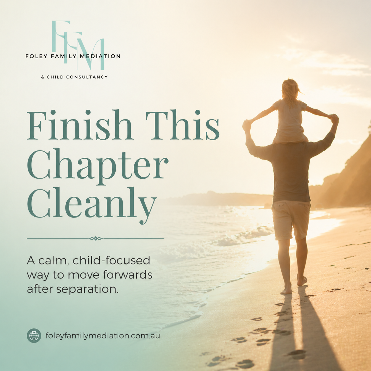 Foley Family Mediation Facebook ad: Move Forward, Peacefully