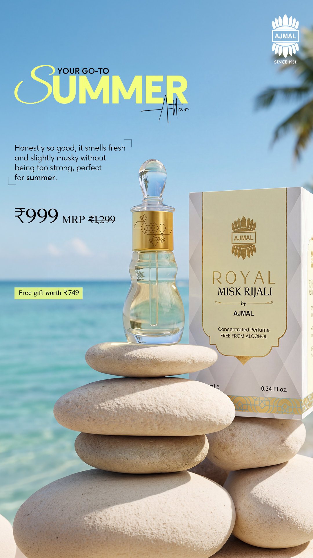 Ajmal Perfumes India Facebook ad