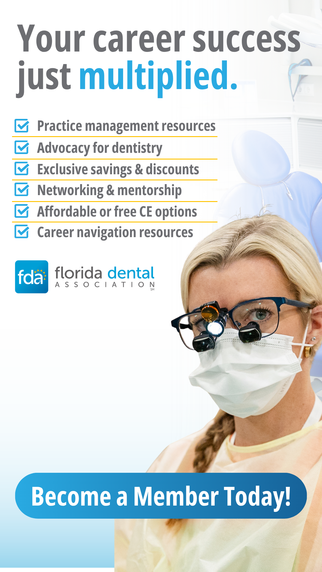 Florida Dental Association Facebook ad from Jul 1, 2026