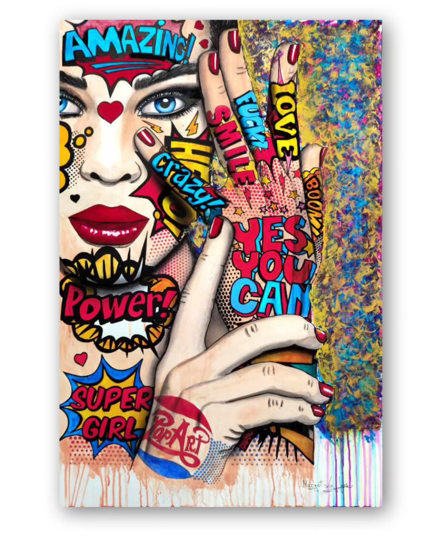 margot laffon_art Facebook ad: Original painting on paper available on Catawiki.com (…