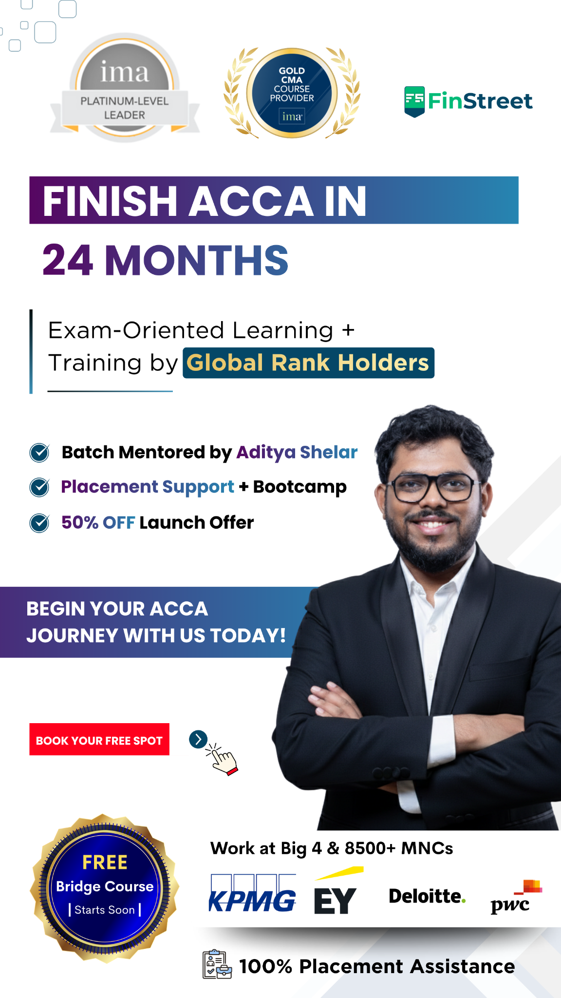 Finstreet education Facebook ad