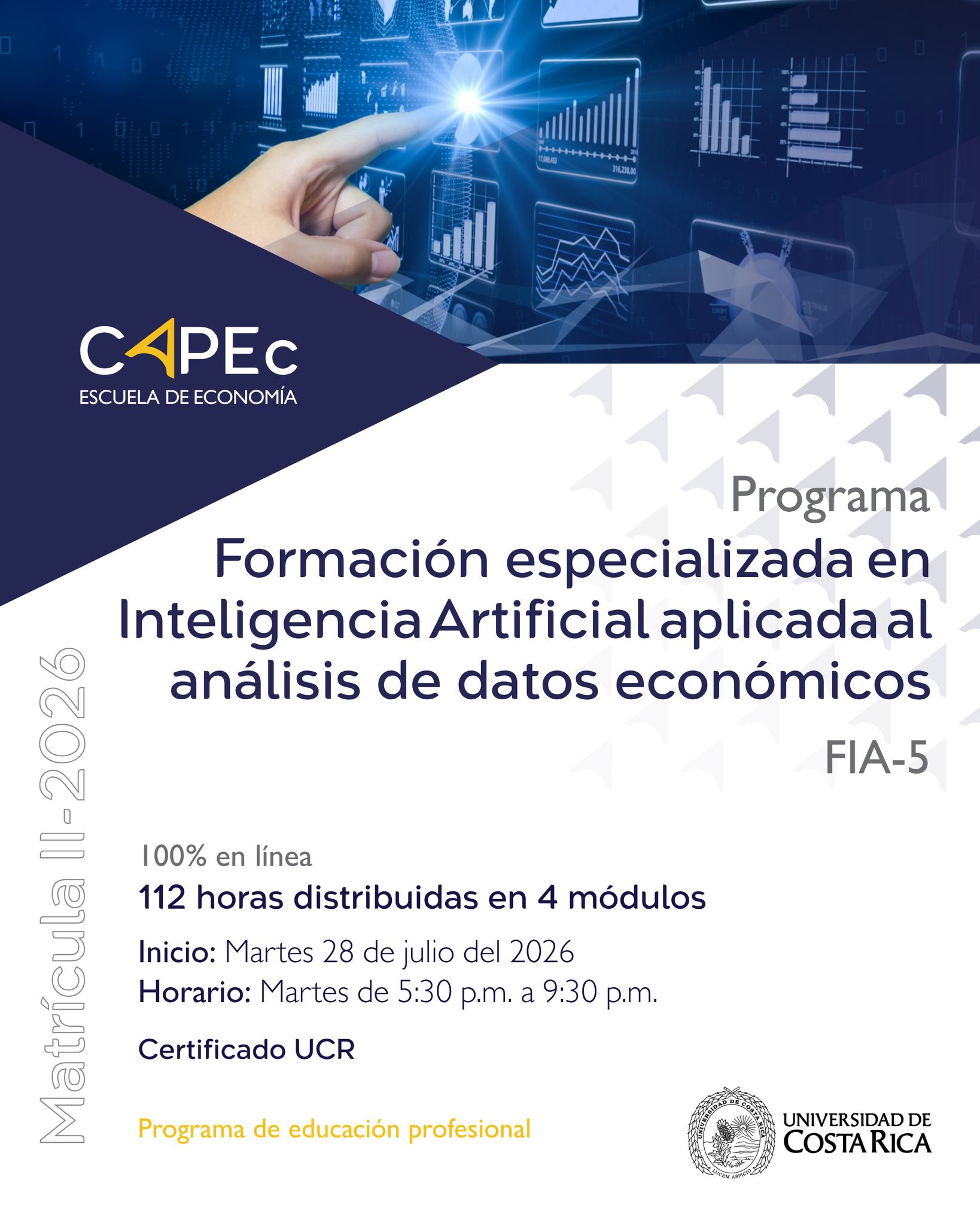 CAPEc Capacitación y Actualización Profesional en Economía-UCR Facebook ad