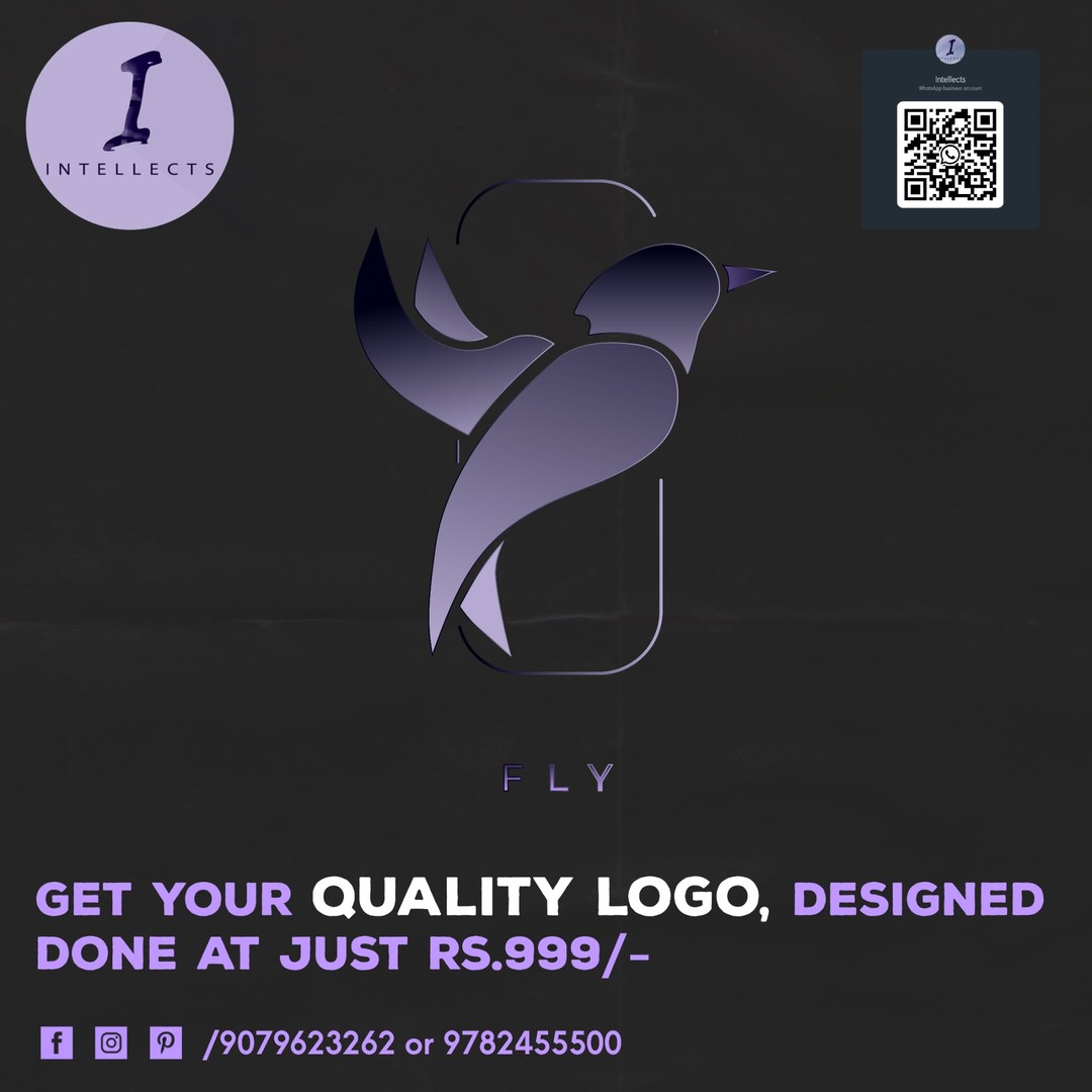 Intellects Facebook ad: Logo Designing at 999/-