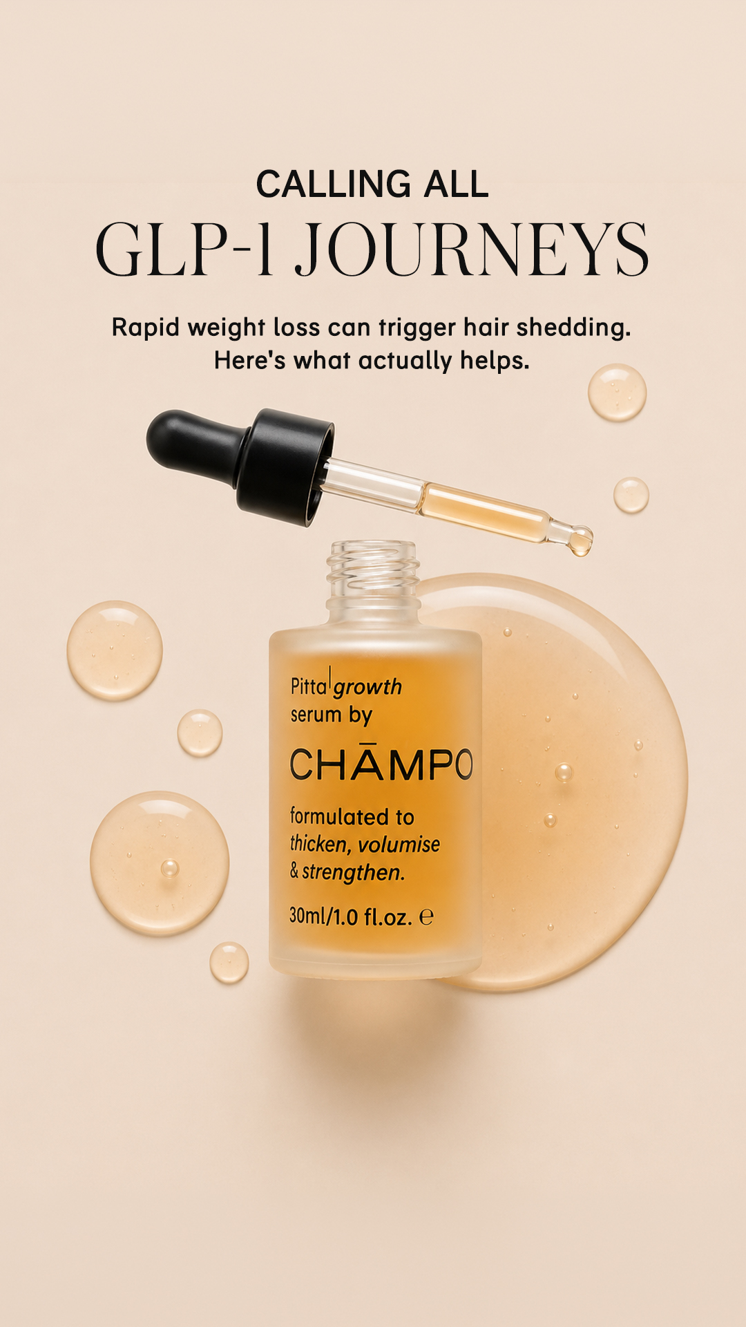 Chāmpo Haircare Facebook ad