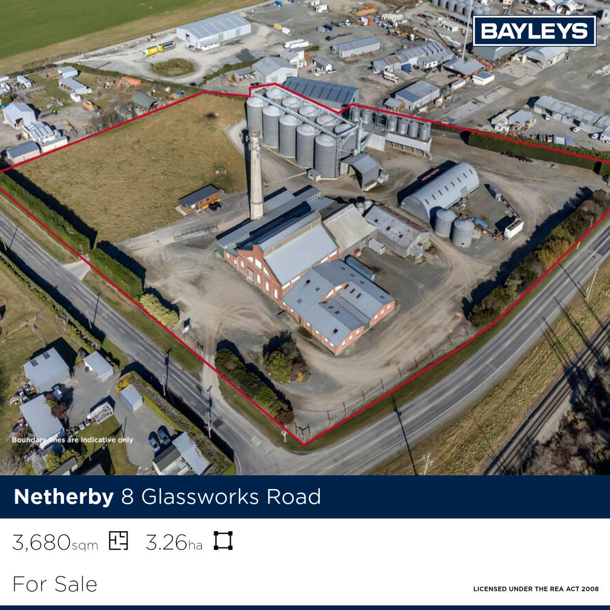 Bayleys Canterbury Commercial Facebook ad from Aug 9, 2026
