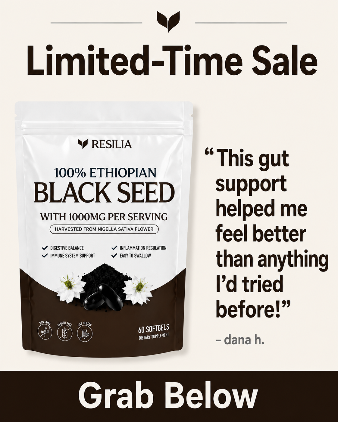 Ancient Seed Remedies Facebook ad: Explore the Power of Ethiopian Black Seed Oil Today!