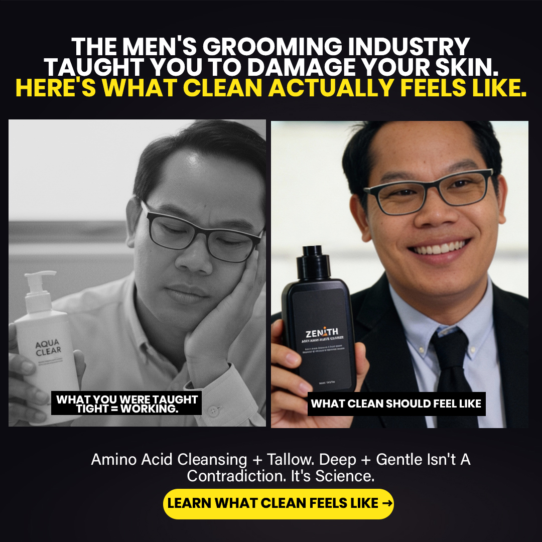 Zenith PH - Anti-Aging Tallow Cleanser Facebook ad: The Miracle Cleanser For Men